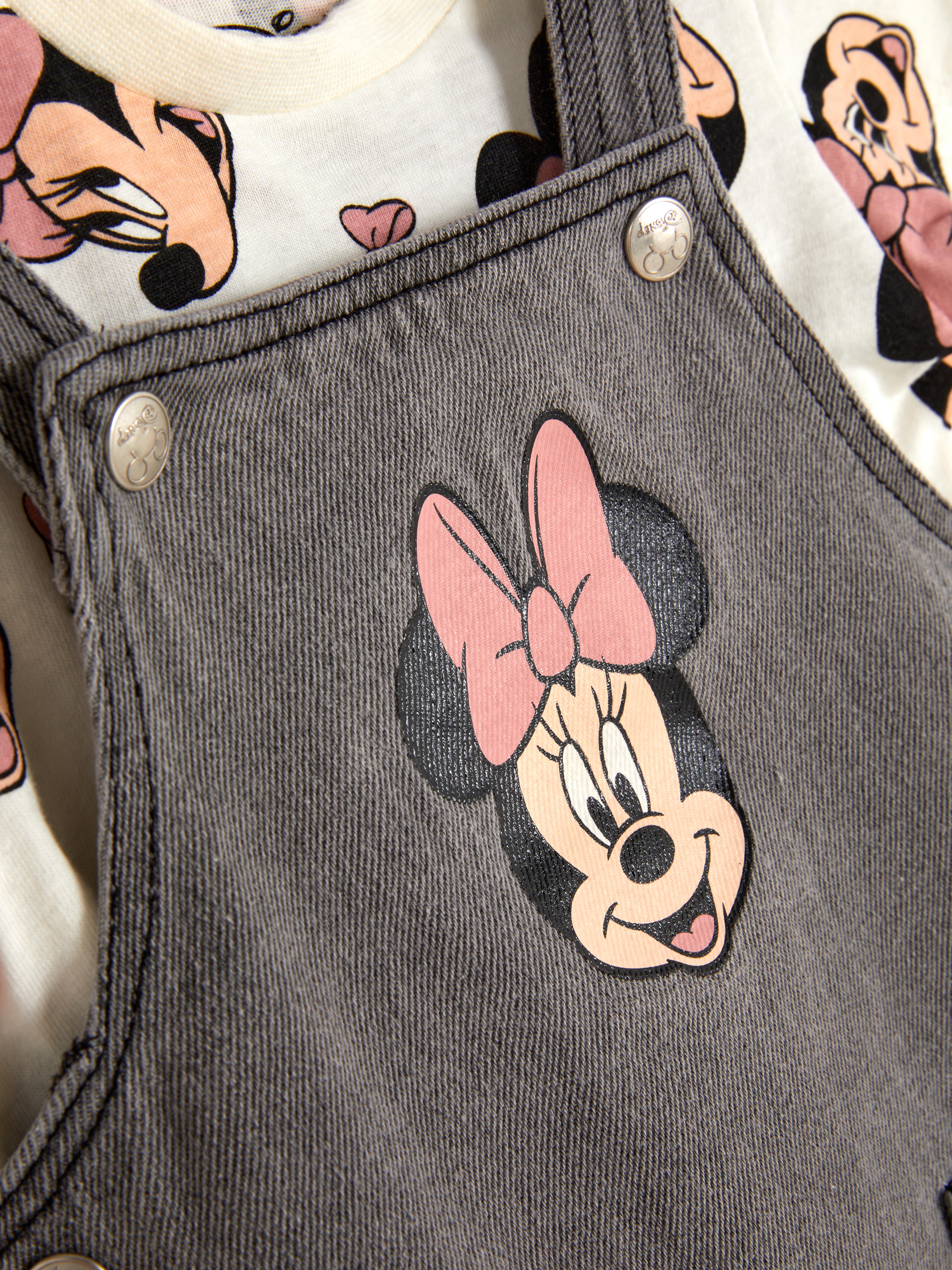 Majica in obleka z naramnicami iz džinsa Disney Mini Miška