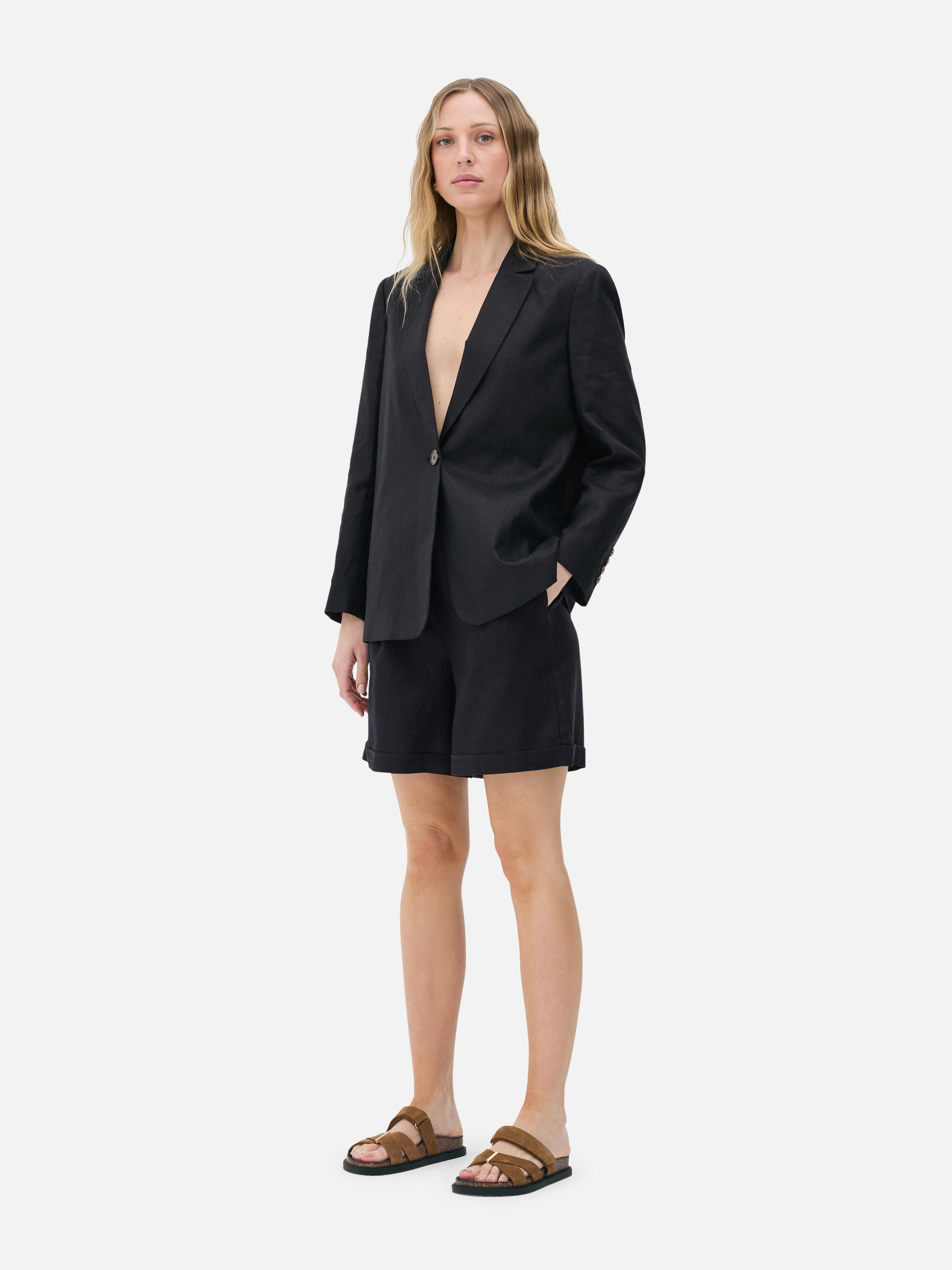 Women's Black The Edit Single Button Blazer | Primark
