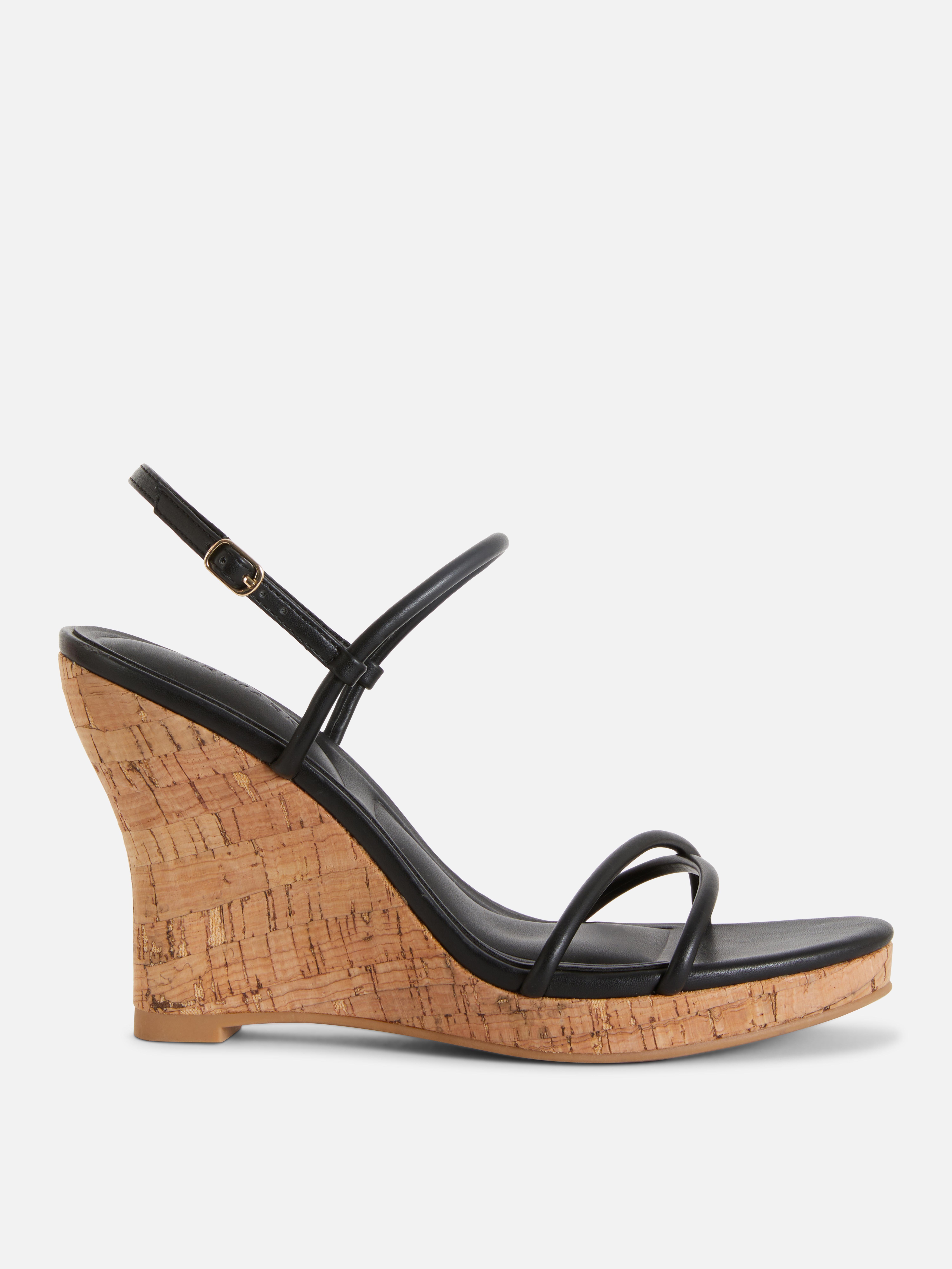 Cork Dressy Wedge Sandals