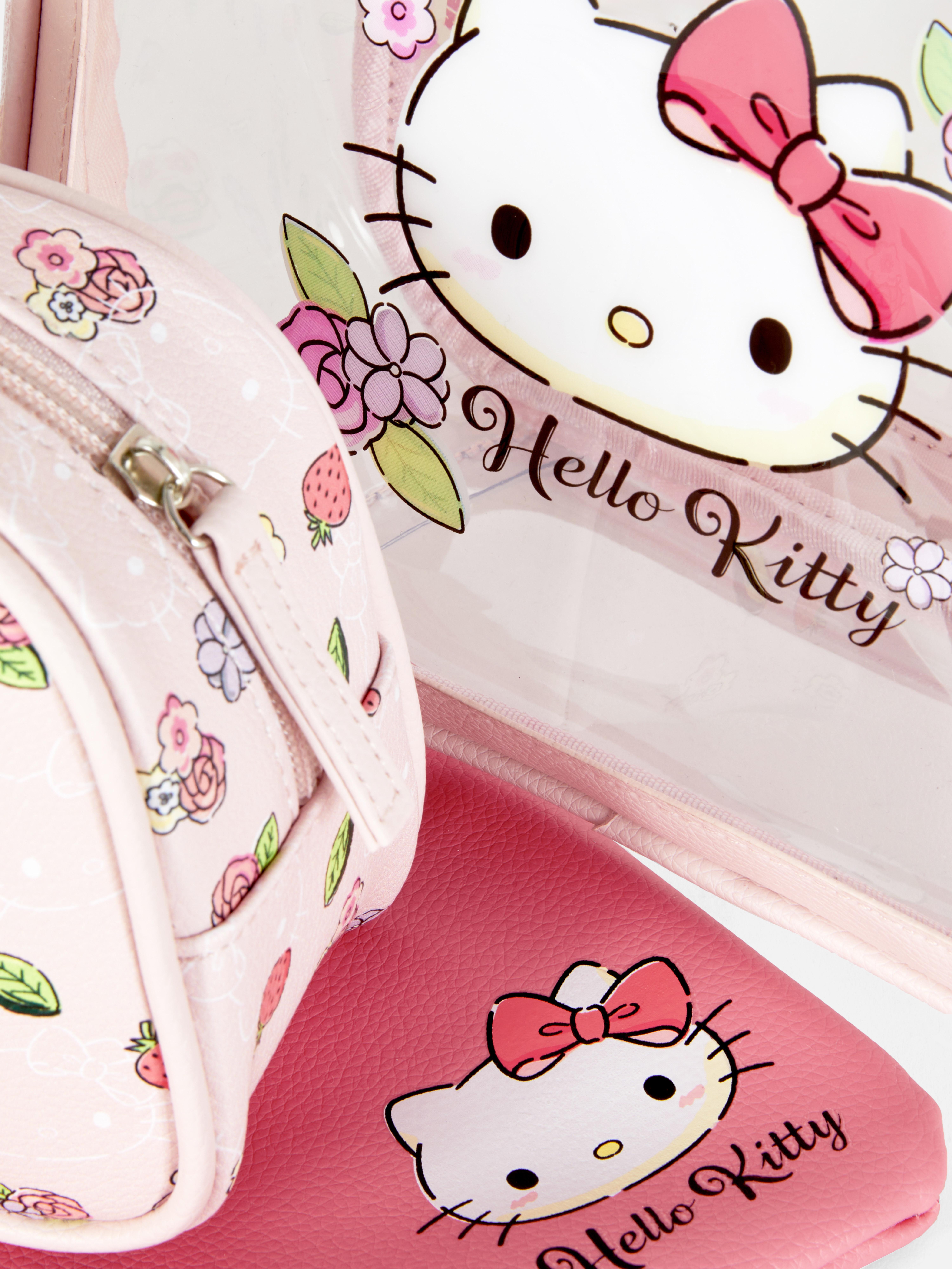 Lot de 3 trousses de maquillage Hello Kitty