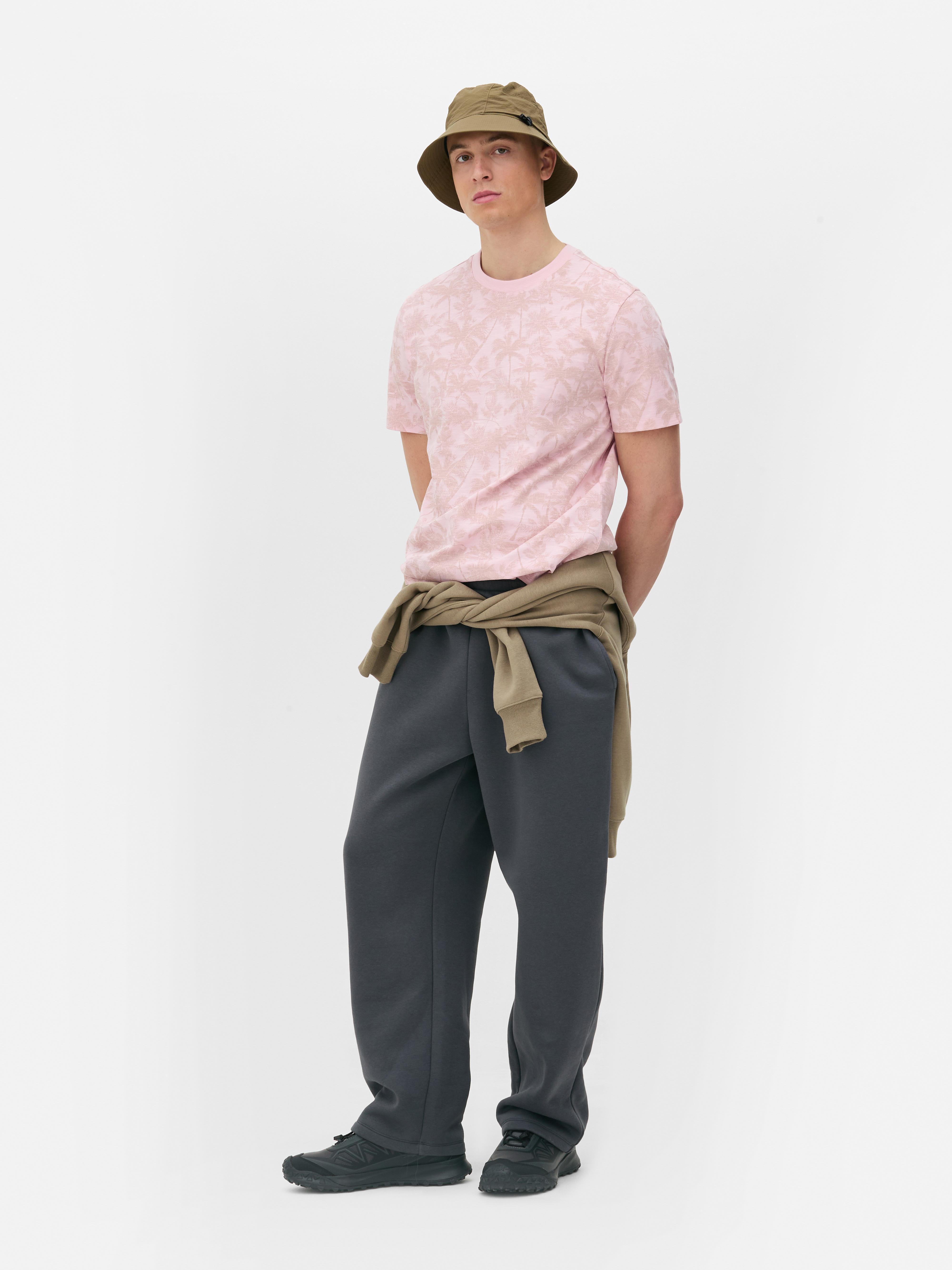 Palm Tree Motif T-Shirt