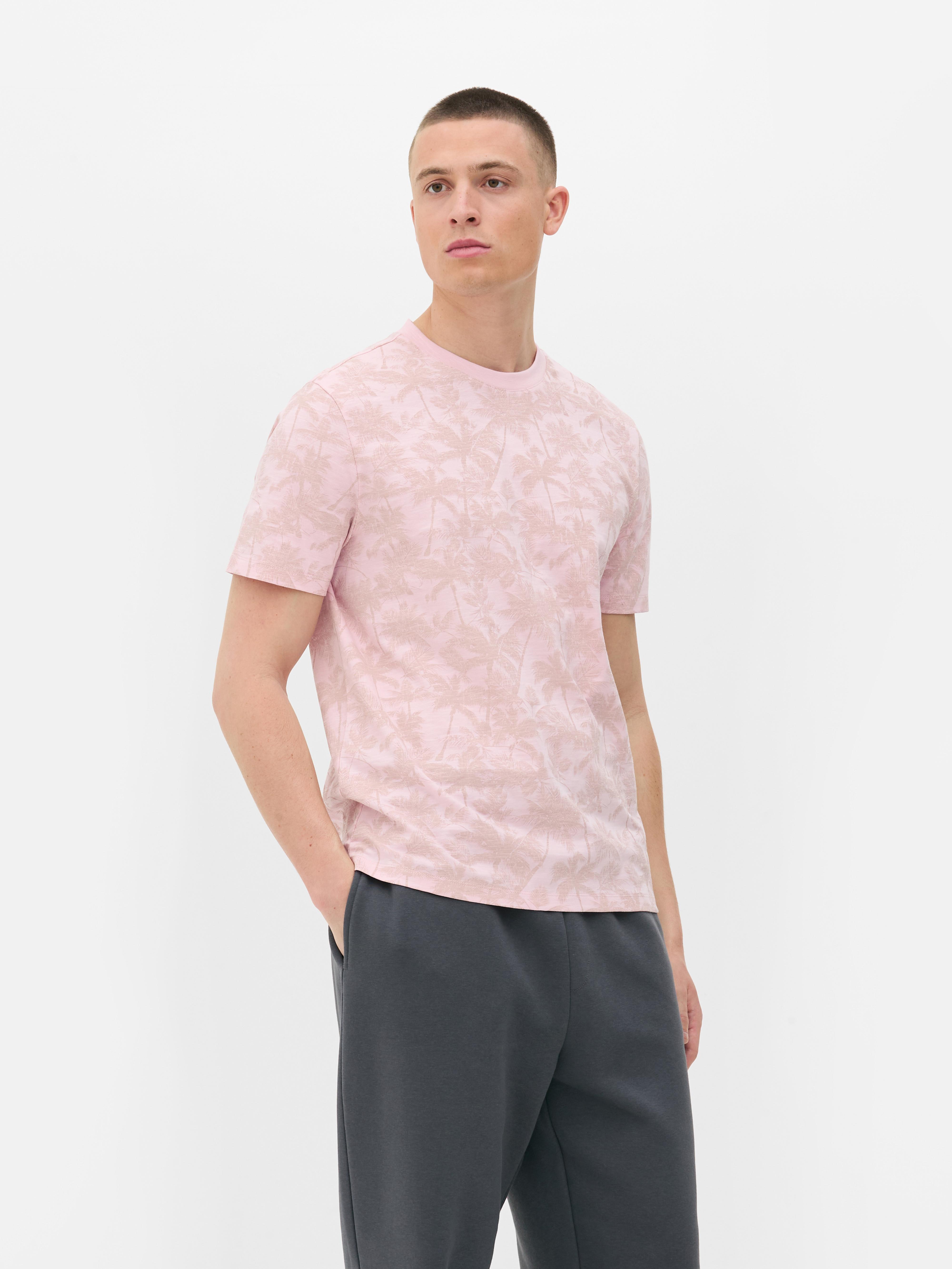 Palm Tree Motif T-Shirt
