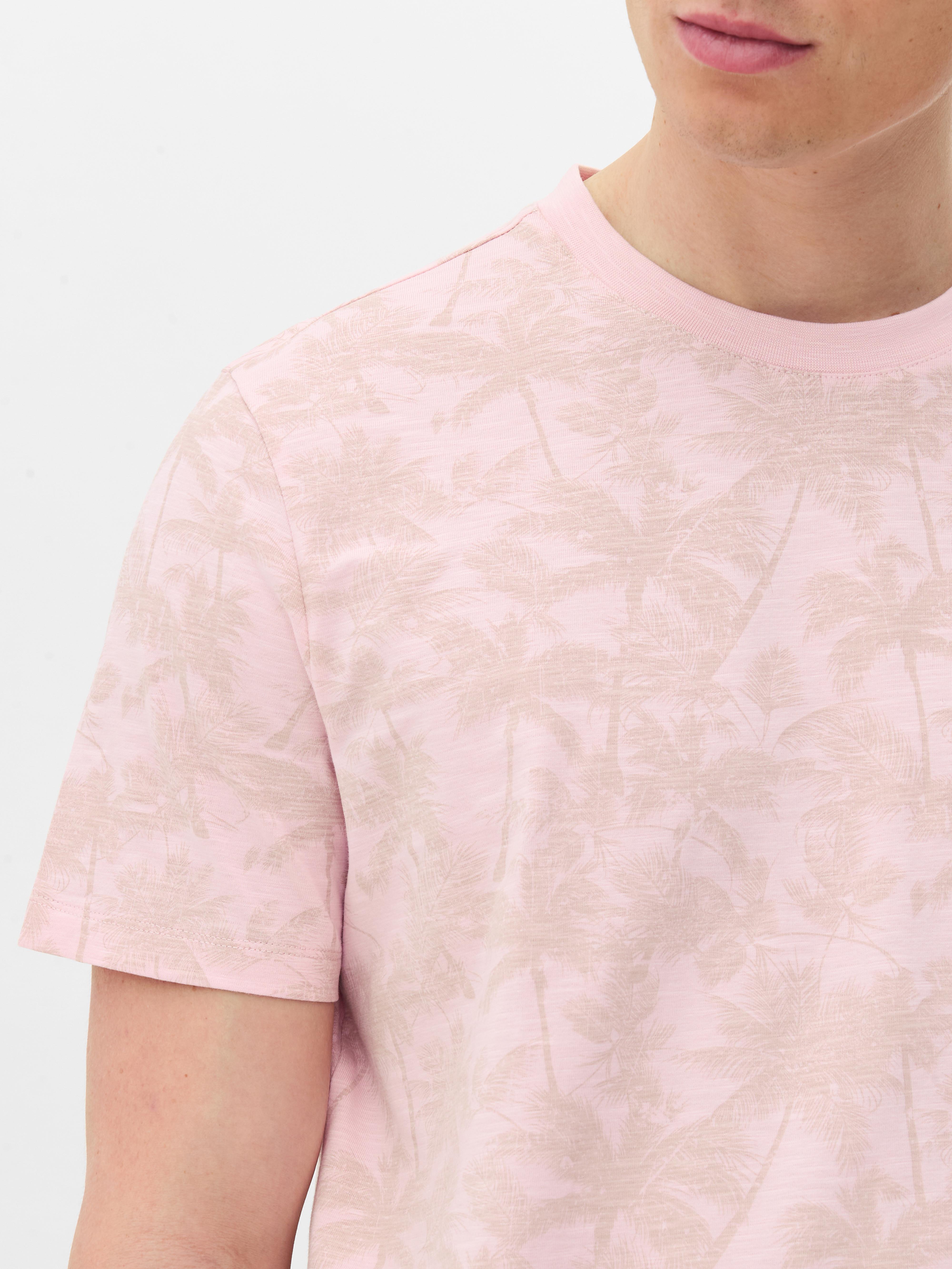 Palm Tree Motif T-Shirt
