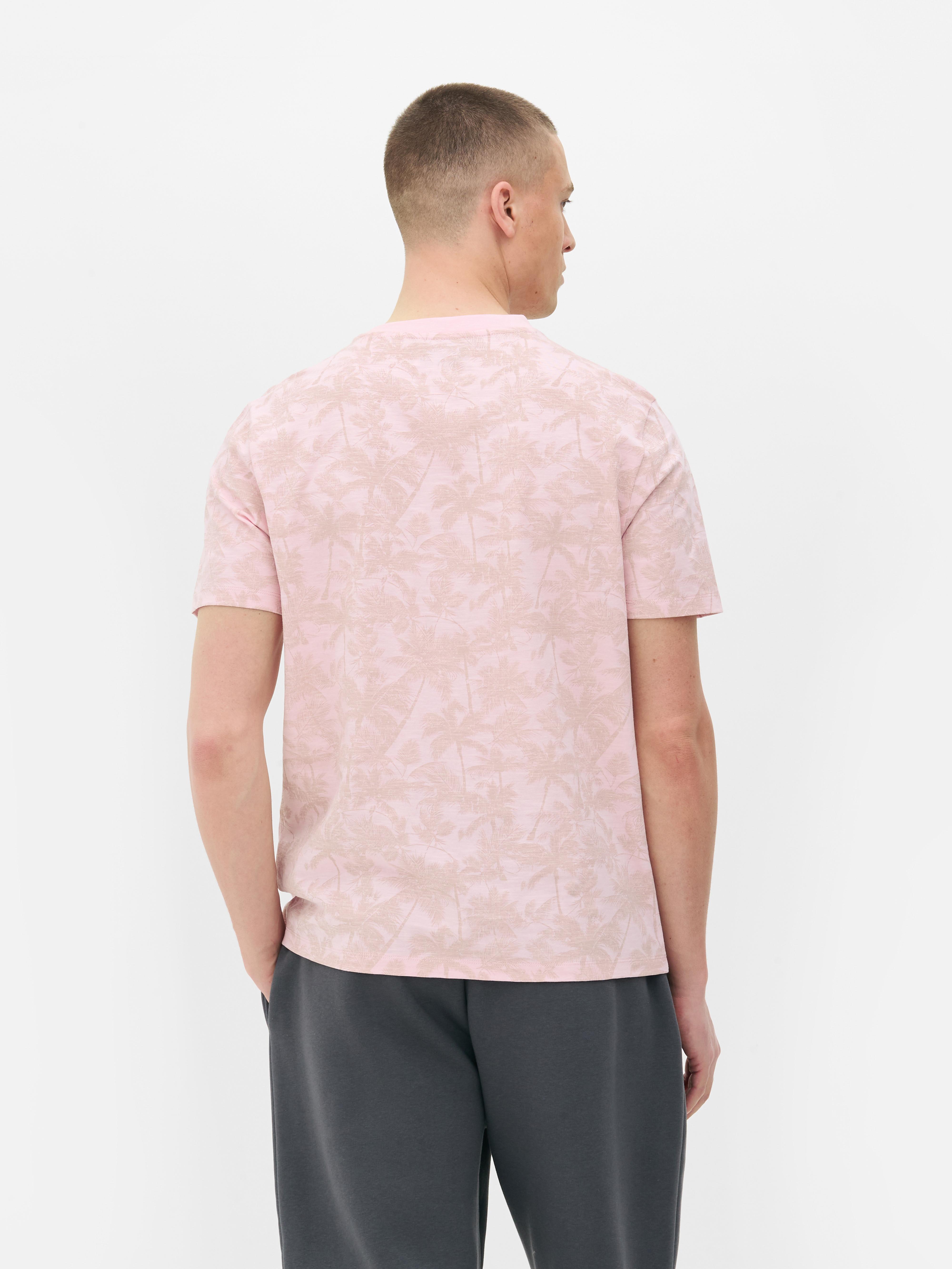 Palm Tree Motif T-Shirt