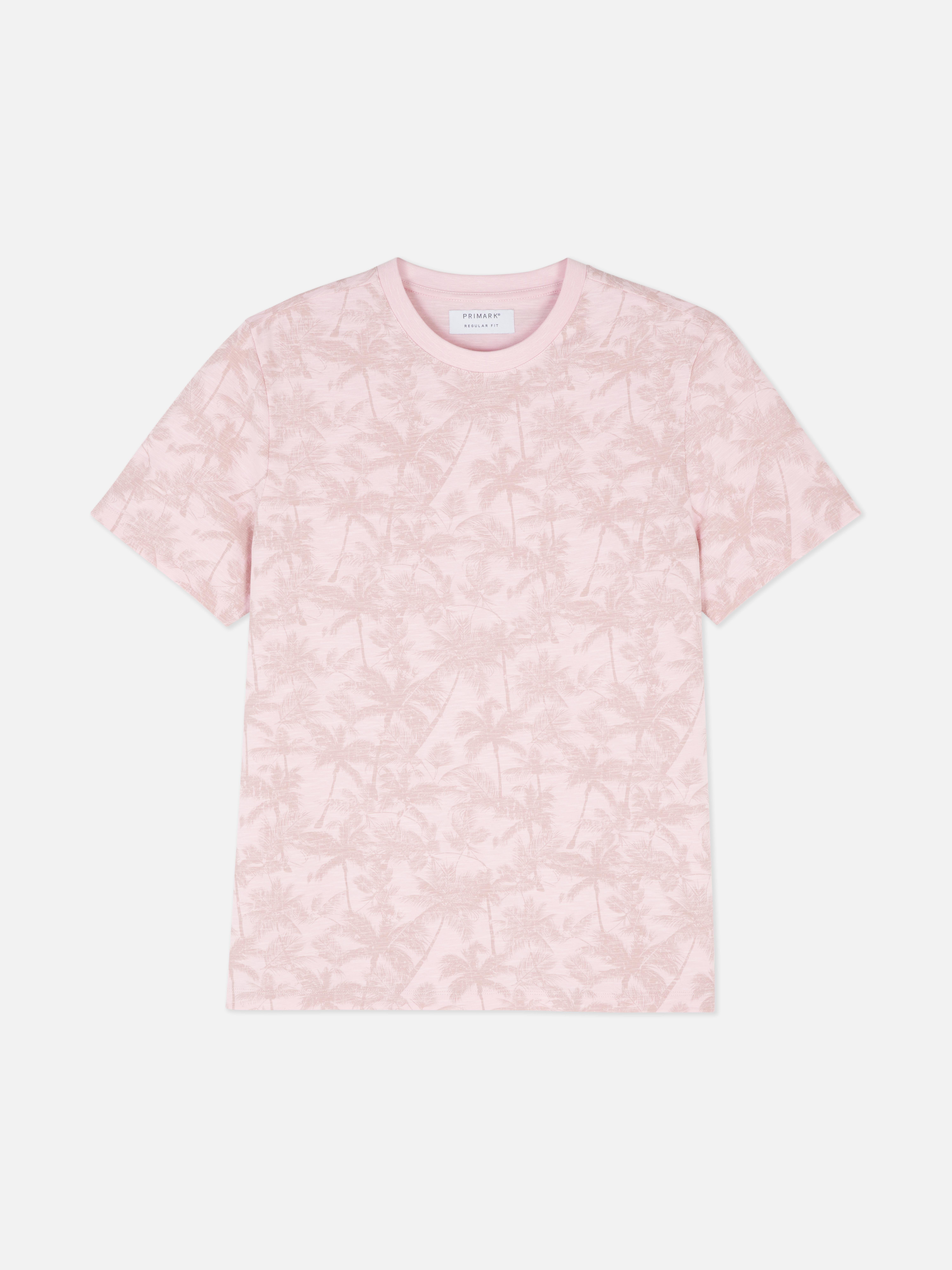 Palm Tree Motif T-Shirt