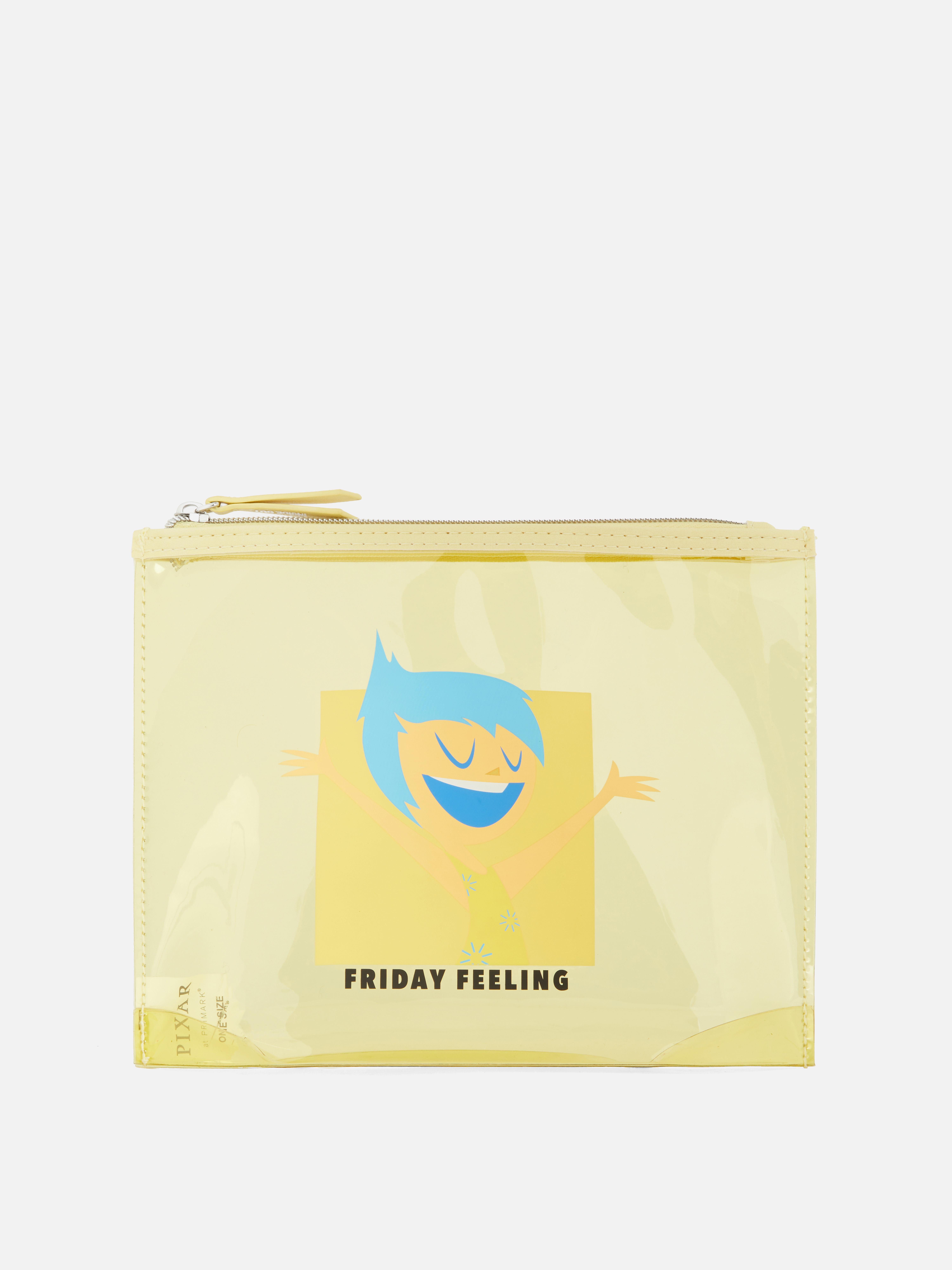 Bolsa maquilhagem Divertida-Mente Amarelo