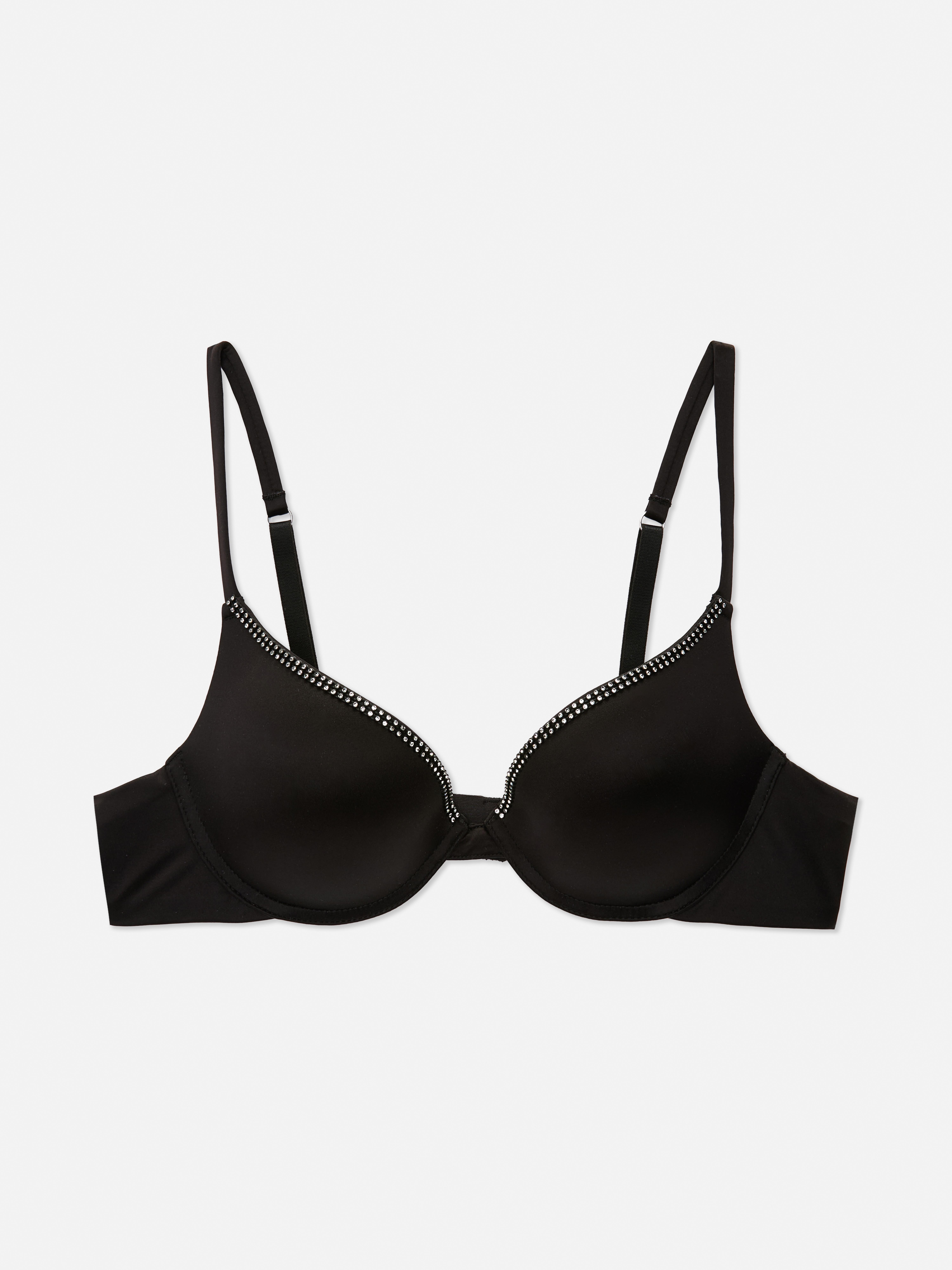 Soutien-gorge push-up à strass