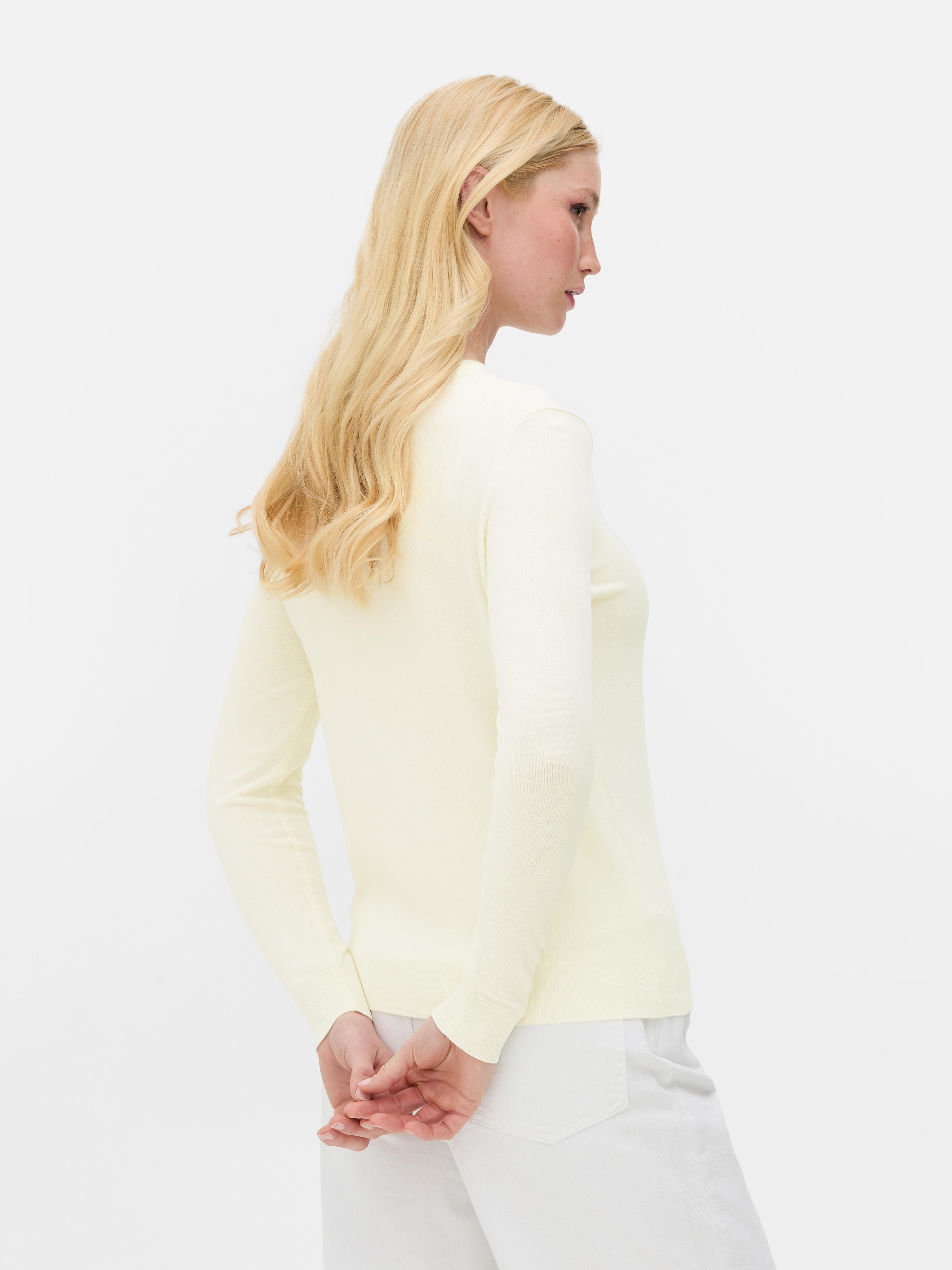 Crew Neck Cardigan