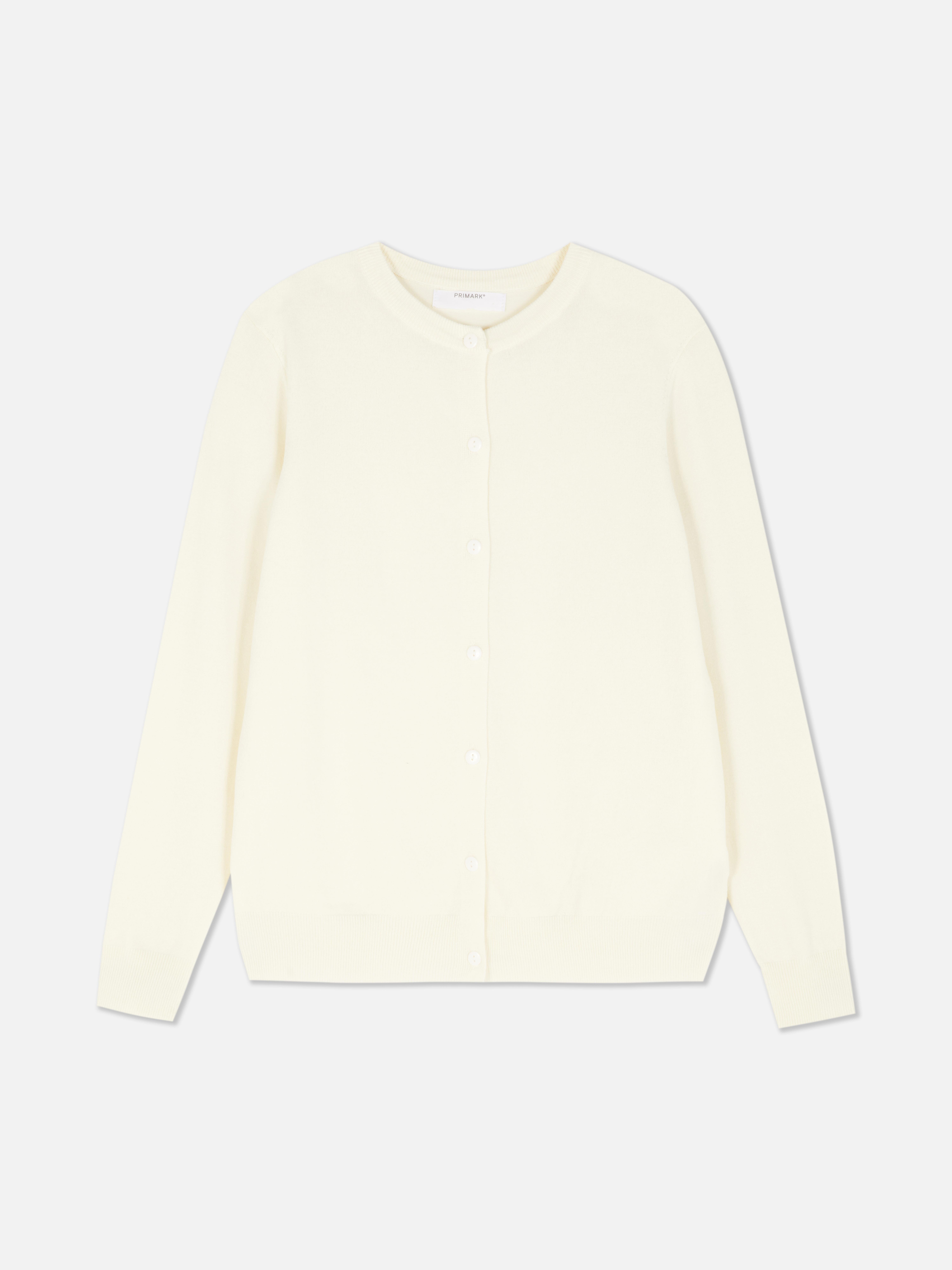 Crew Neck Cardigan