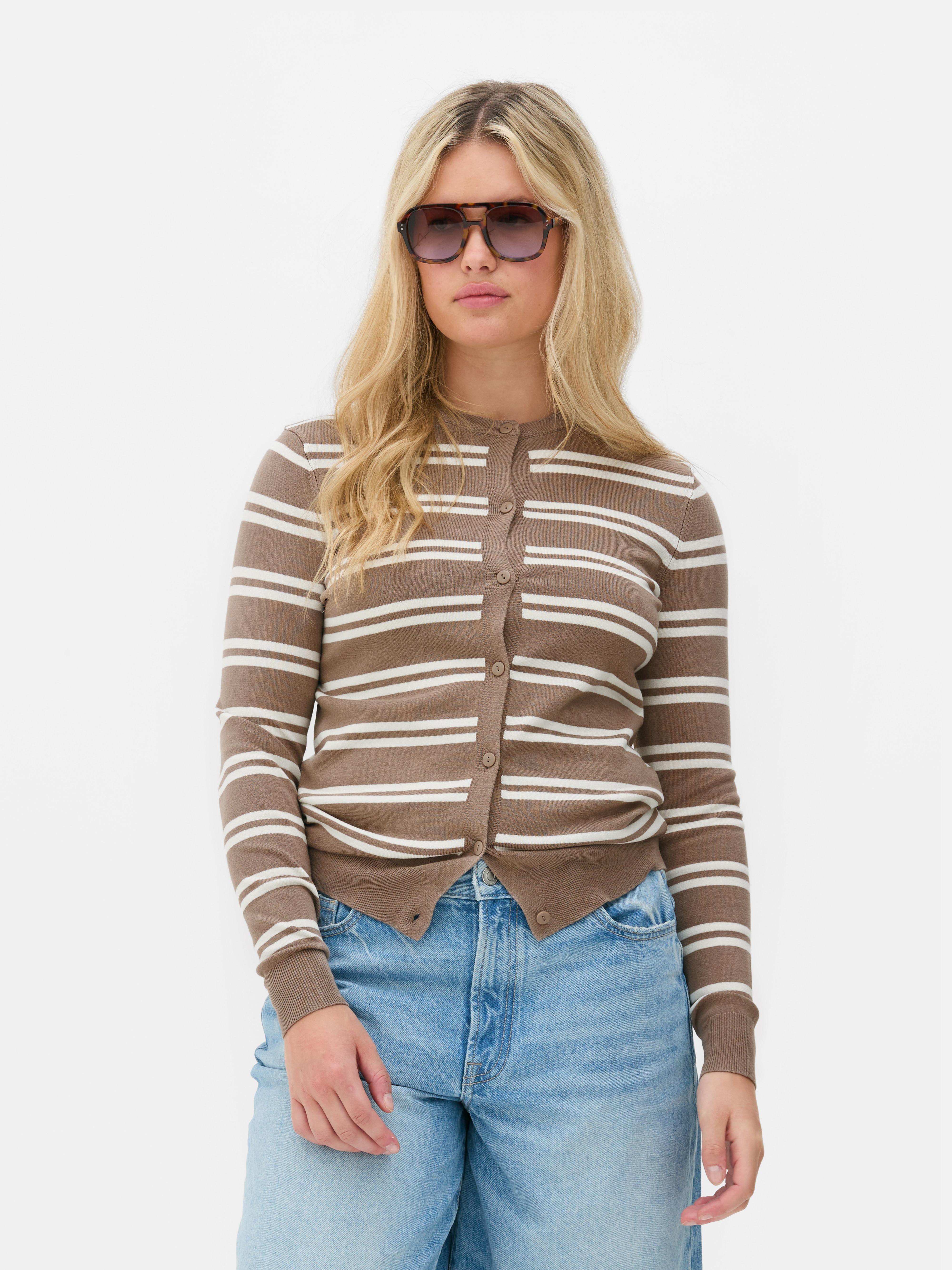 Cardigan mit Rundhalsausschnitt