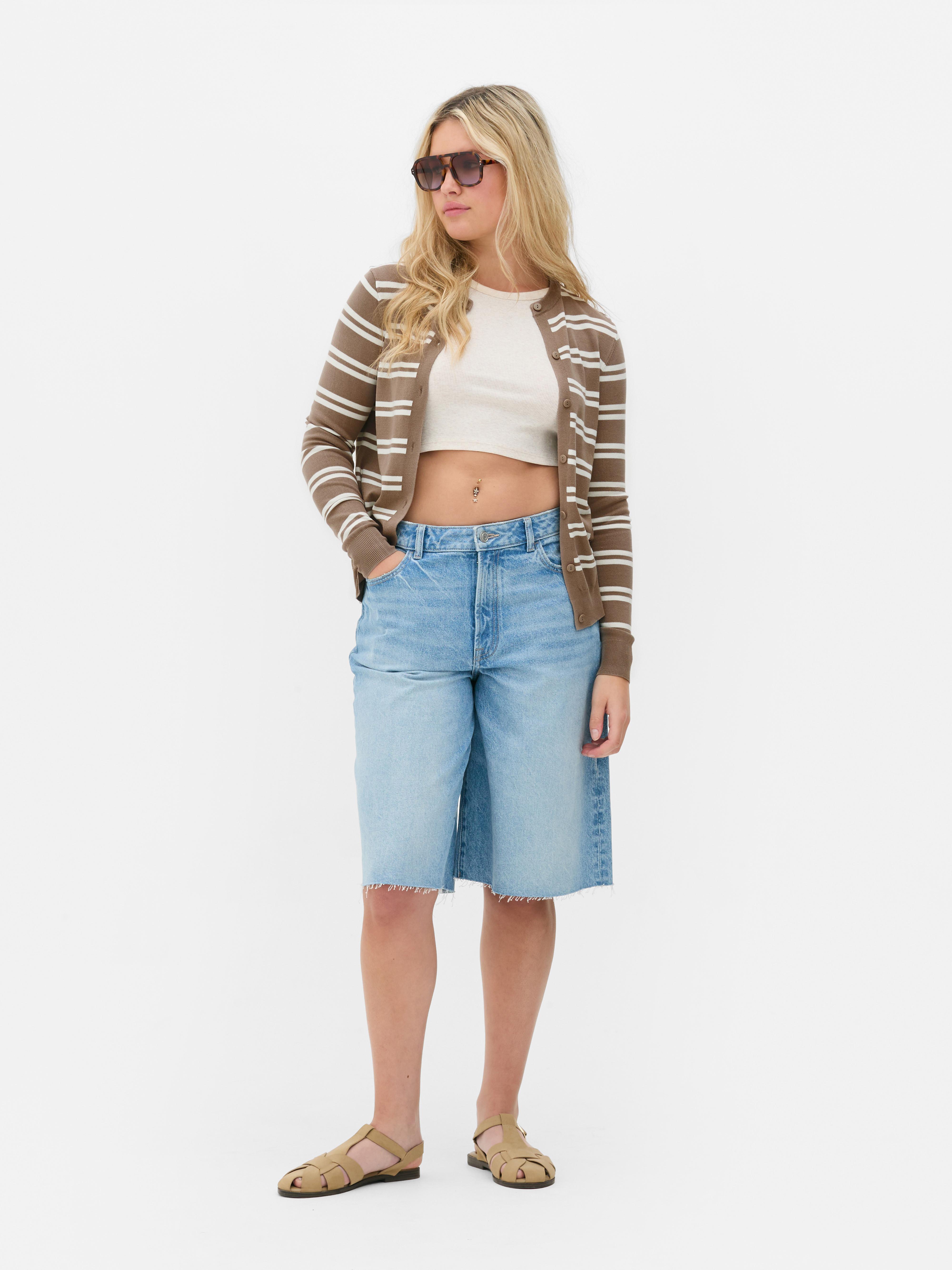 Vest met ronde hals