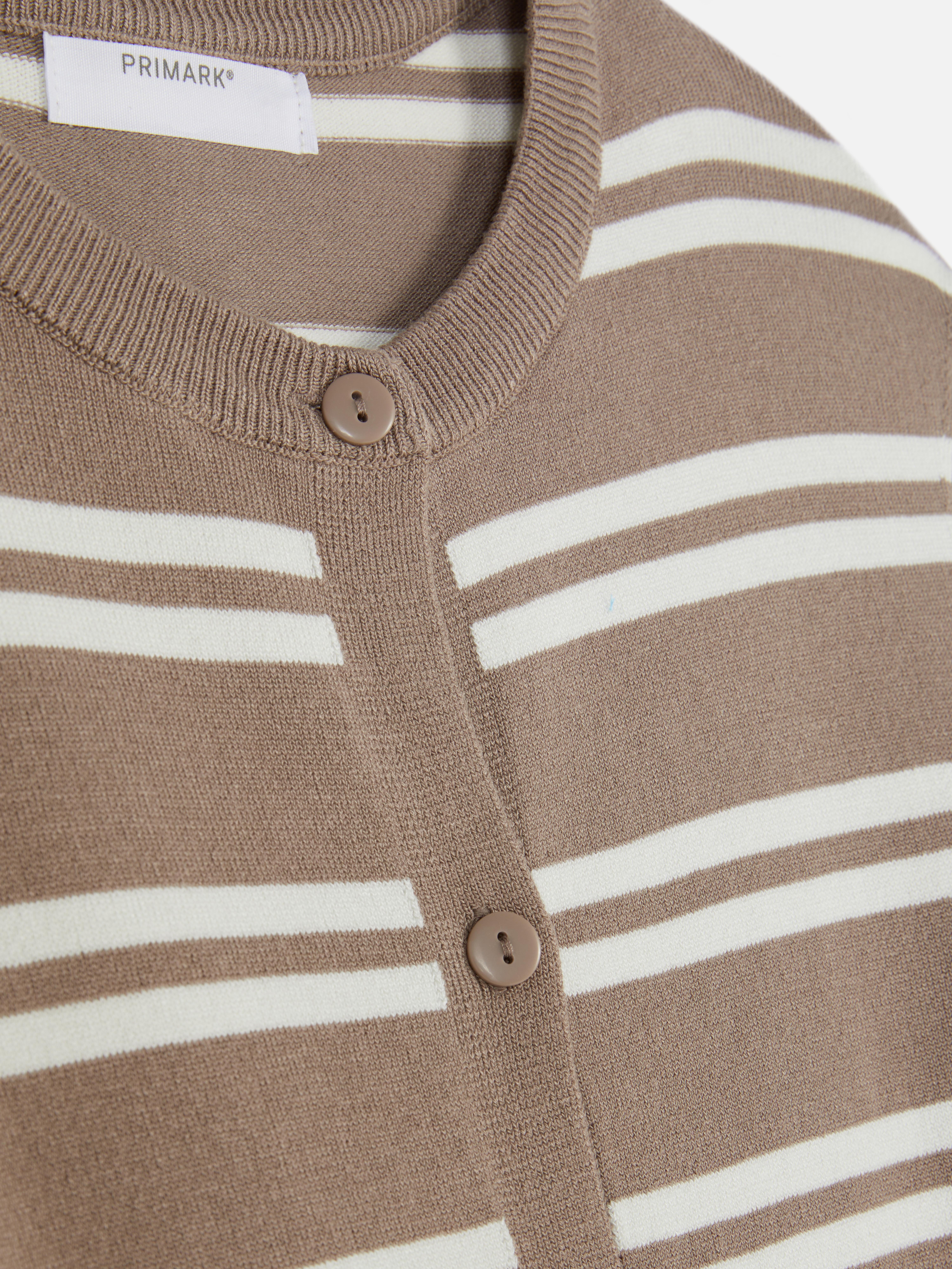 Vest met ronde hals