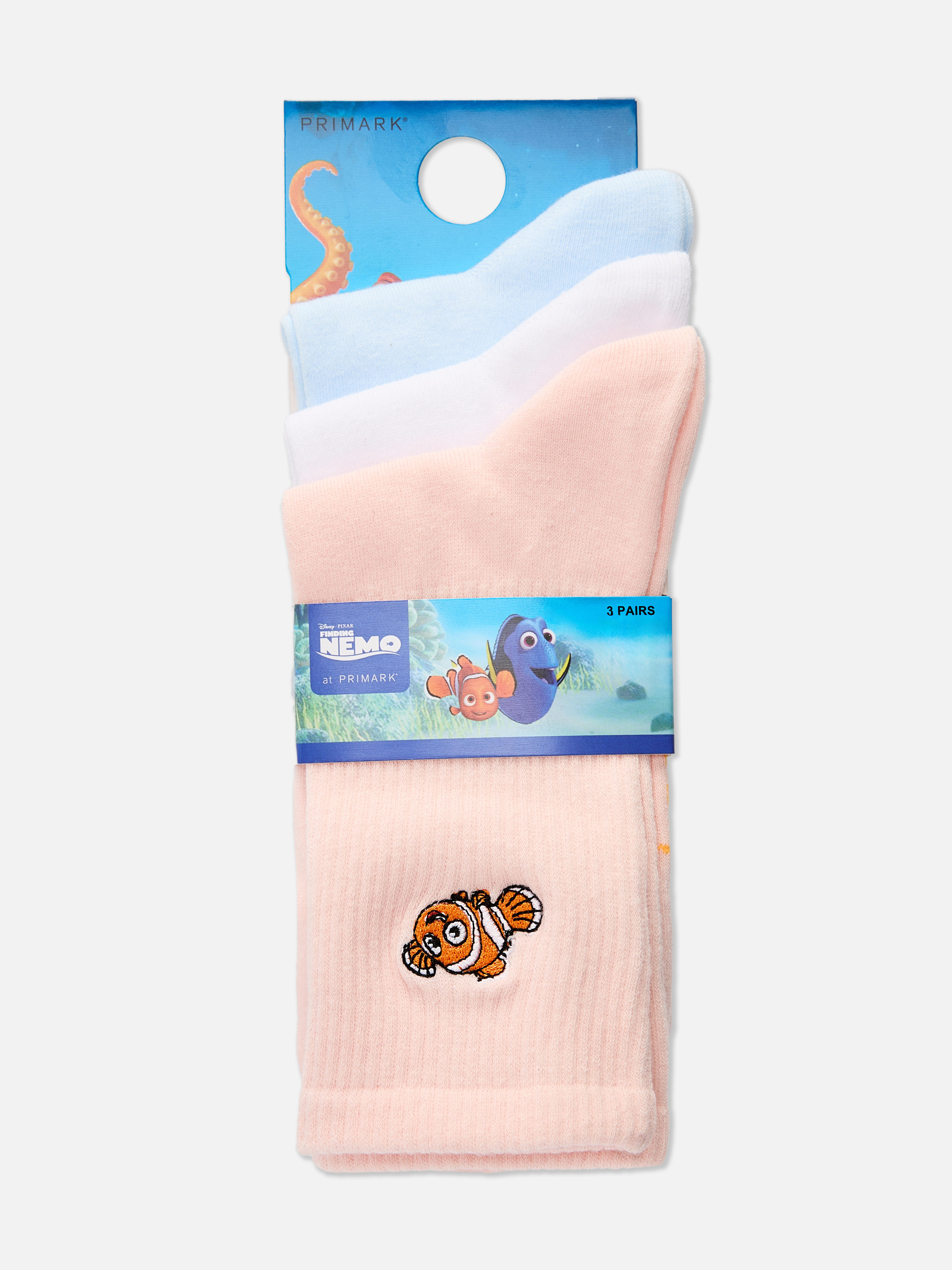 Lot de 3 paires de chaussettes Le Monde de Nemo