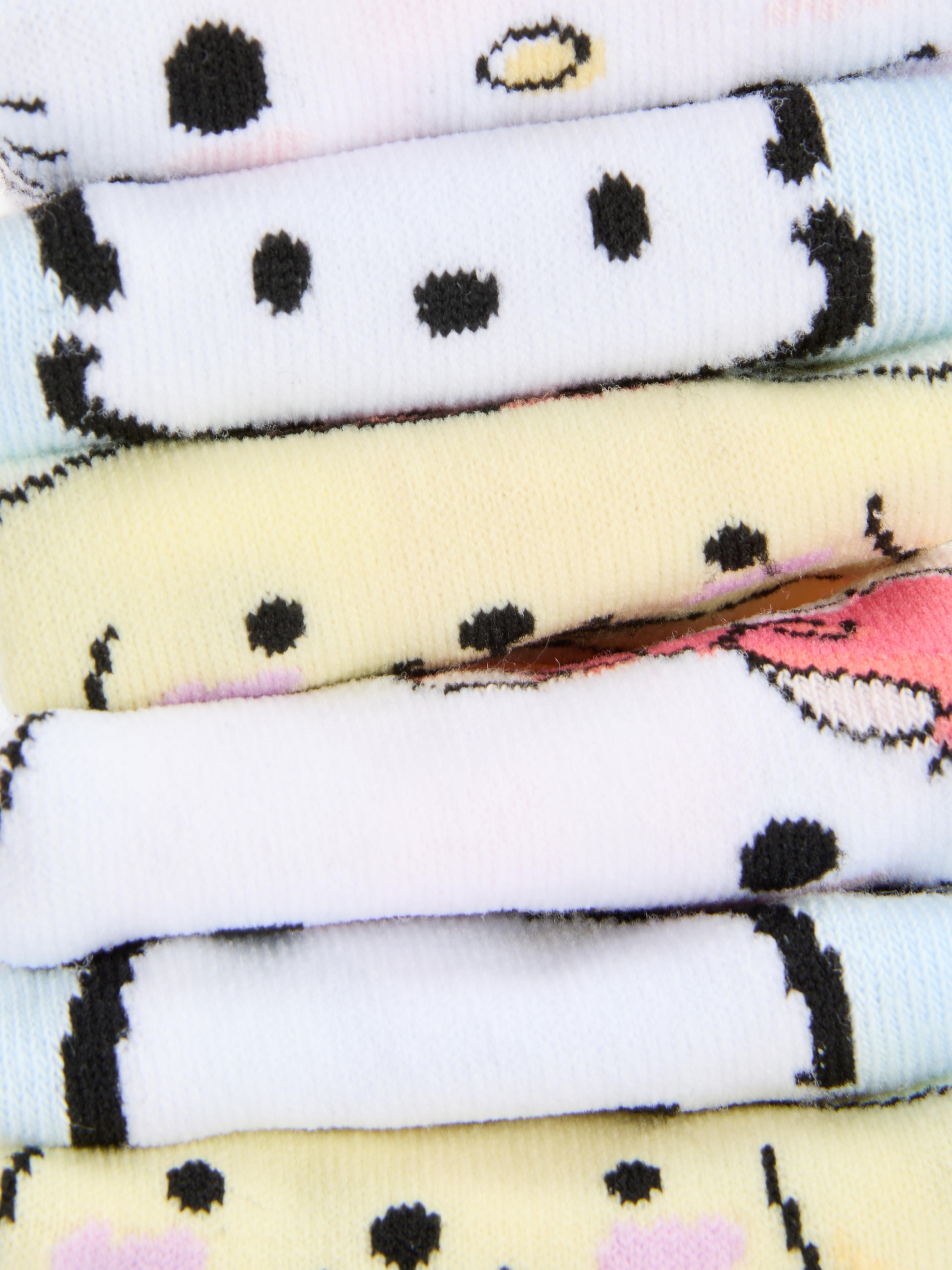 Pack 3 pares meias caneladas Hello Kitty