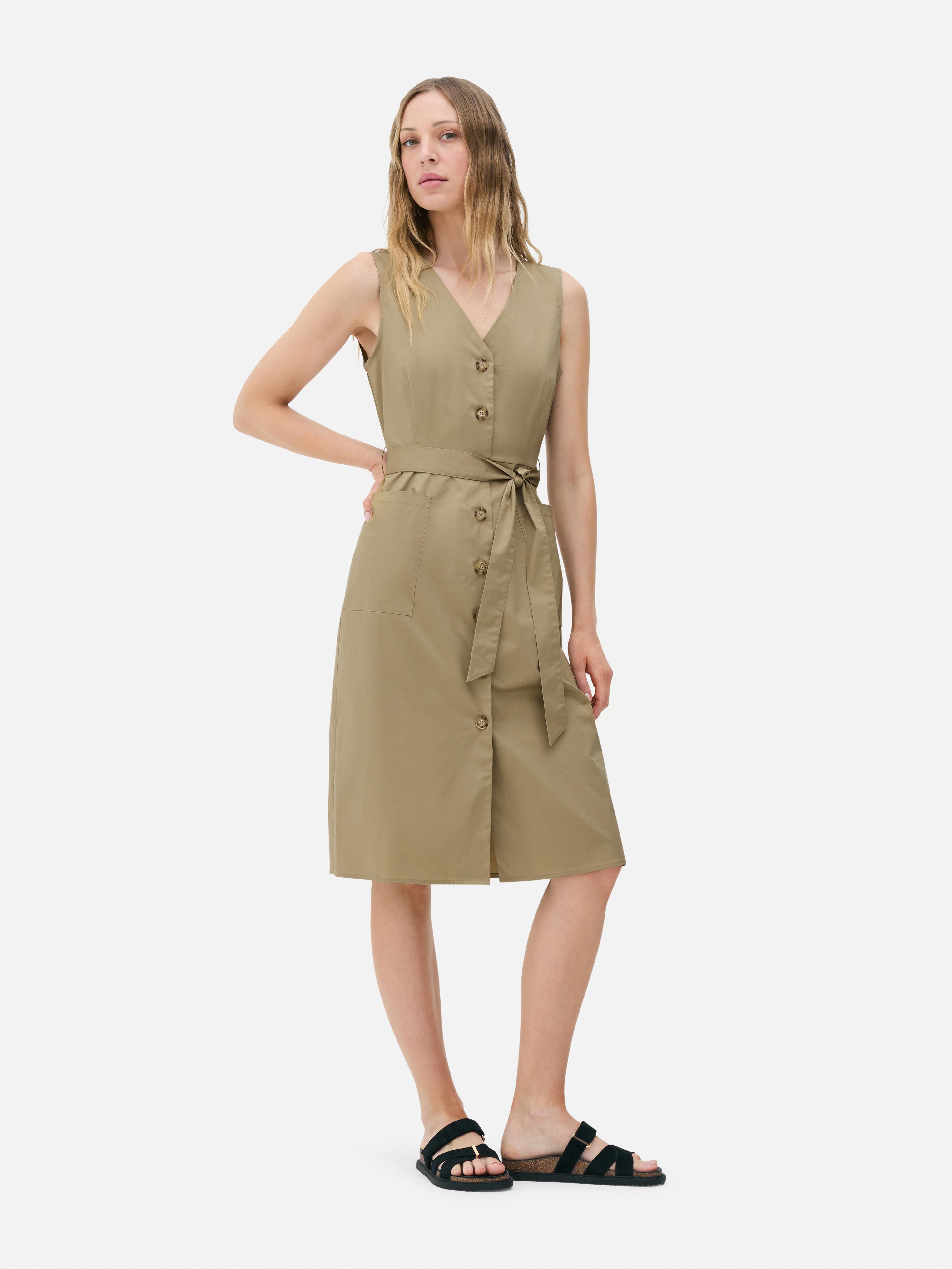 „The Edit“ Popeline-Kleid