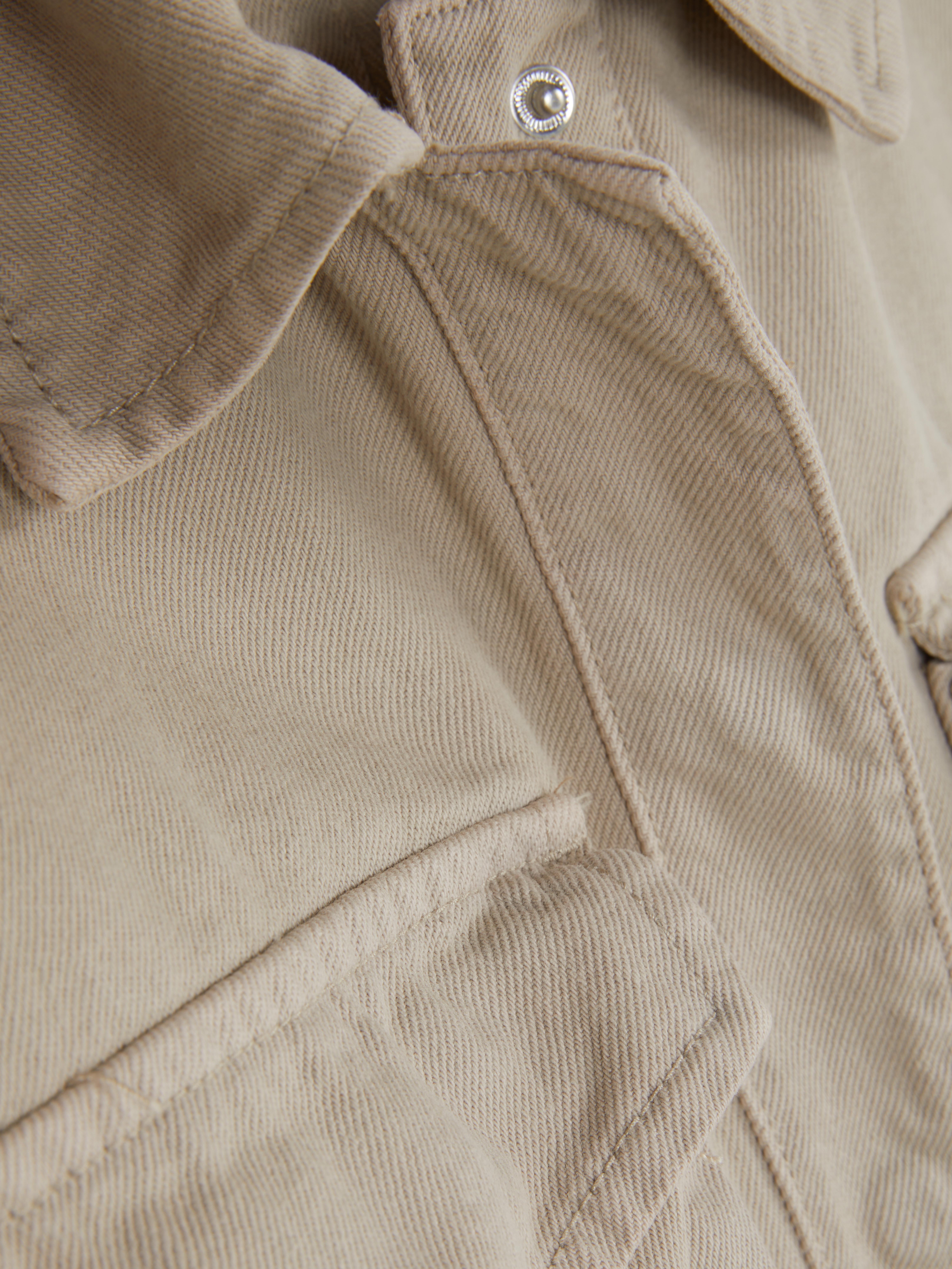 Veste utilitaire courte en coton