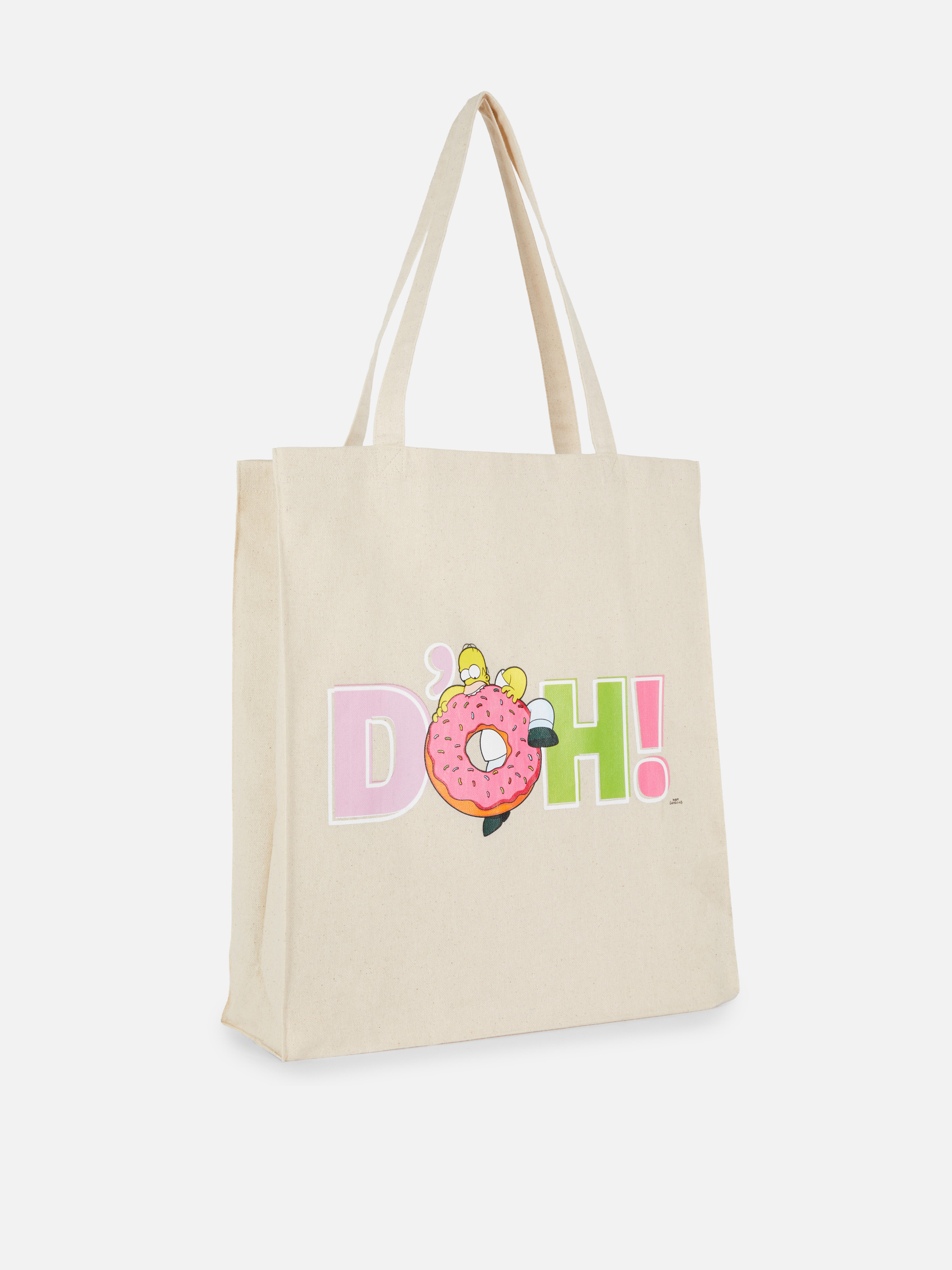 Canvas tas met 'D'Oh'-tekst The Simpsons
