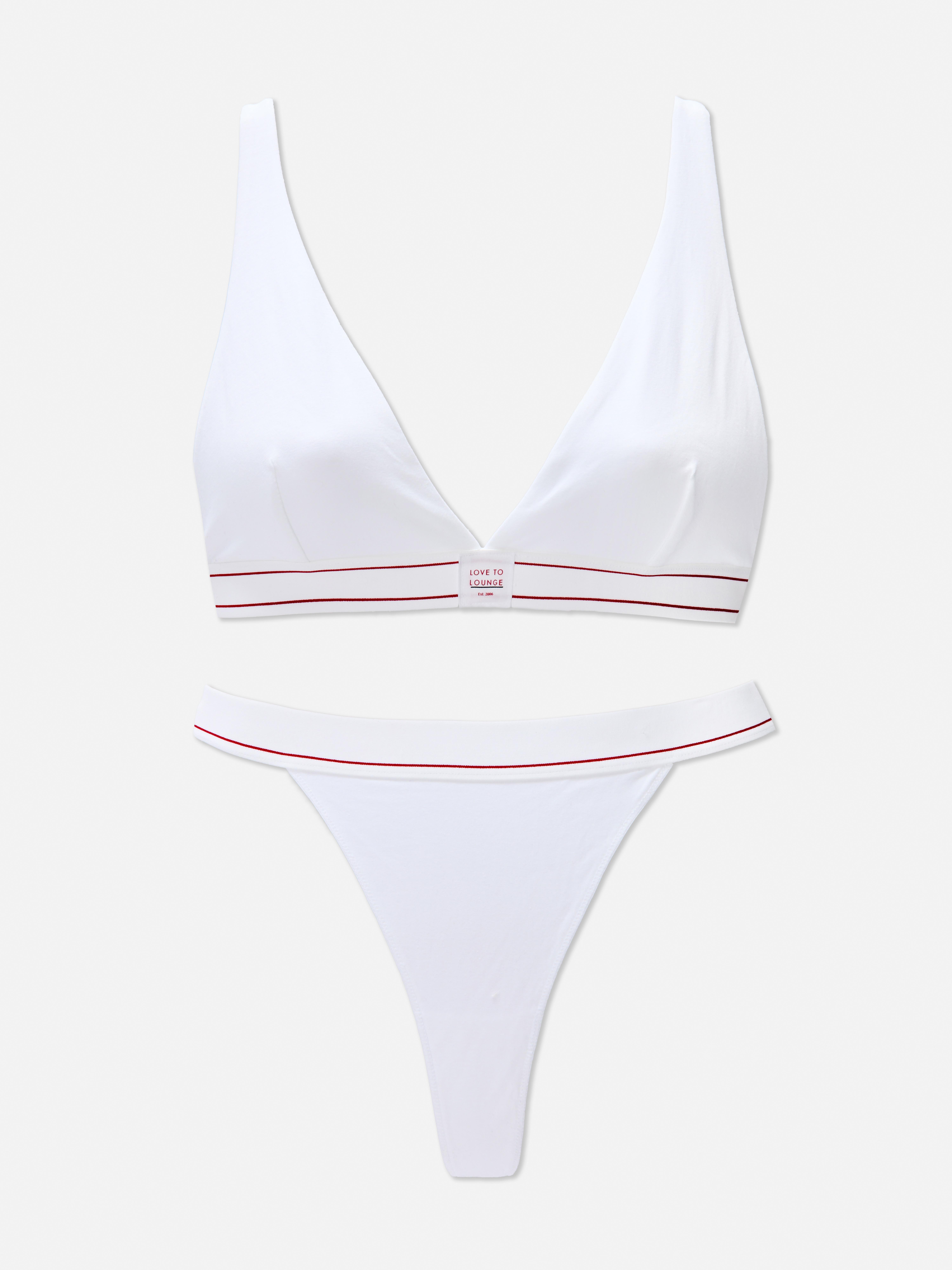 Love To Lounge Bralette Underwear Set
