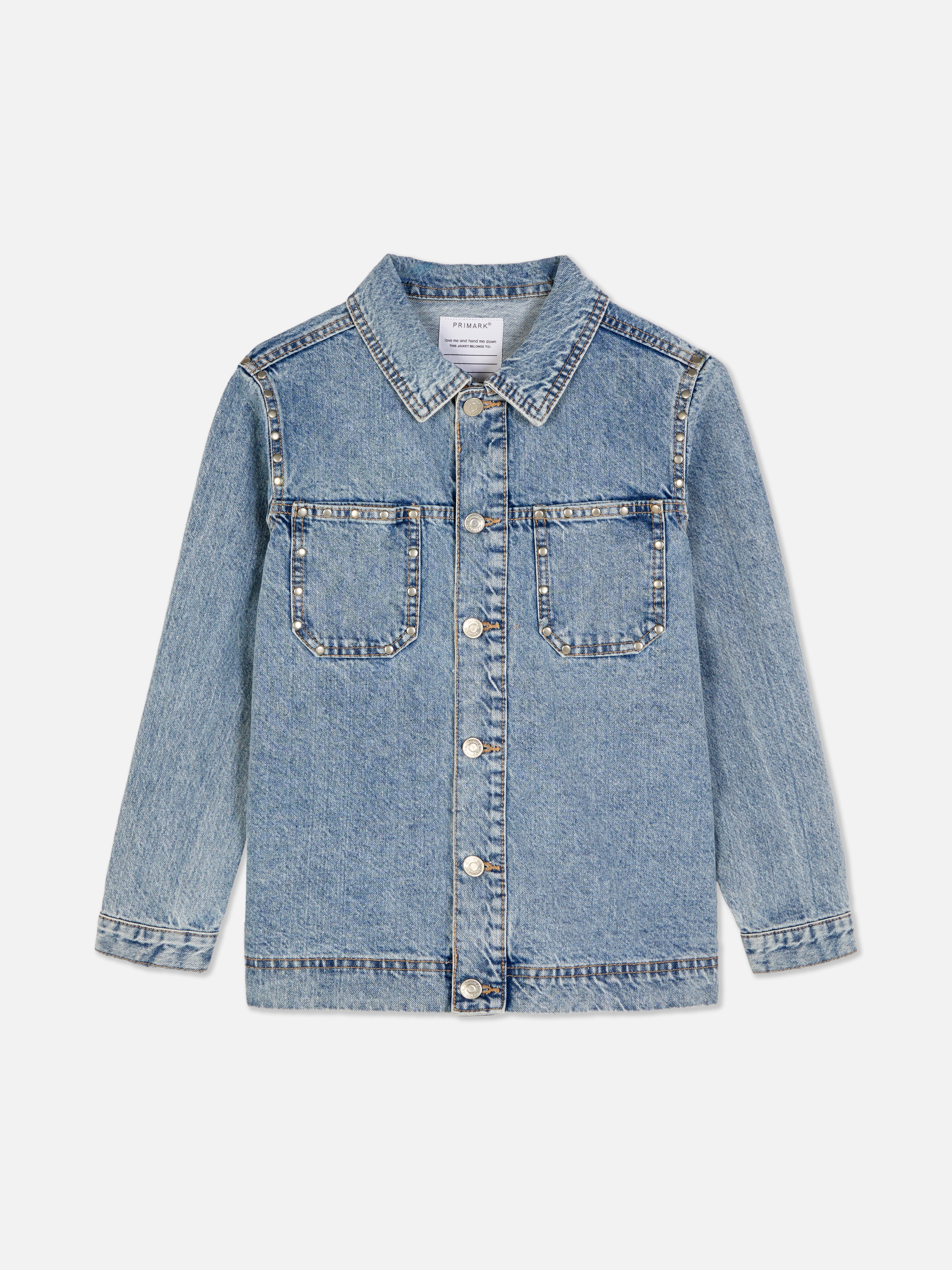 Veste en jean cloutée
