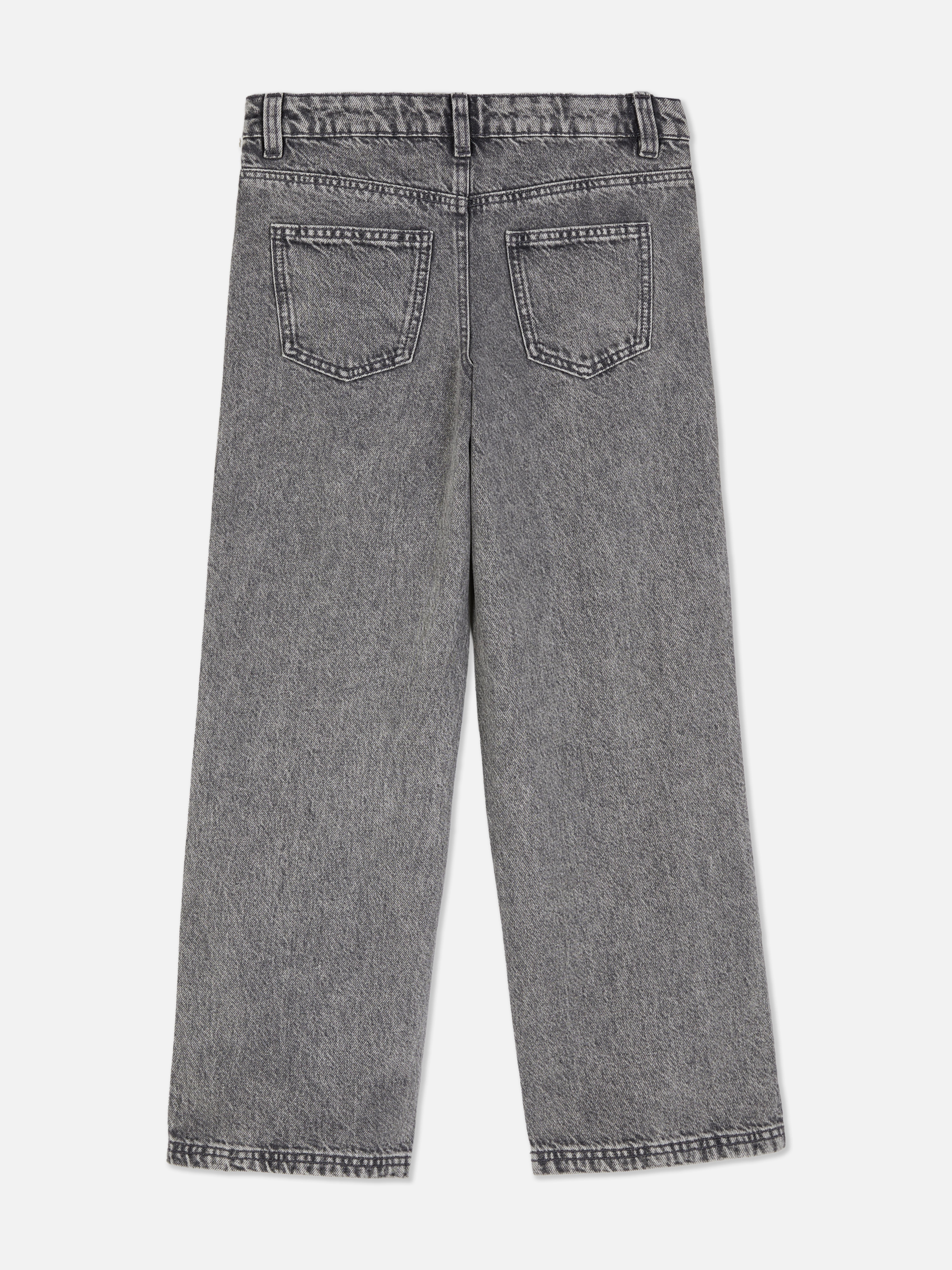 7-15yrs | Seam Detail Wide Leg Jeans
