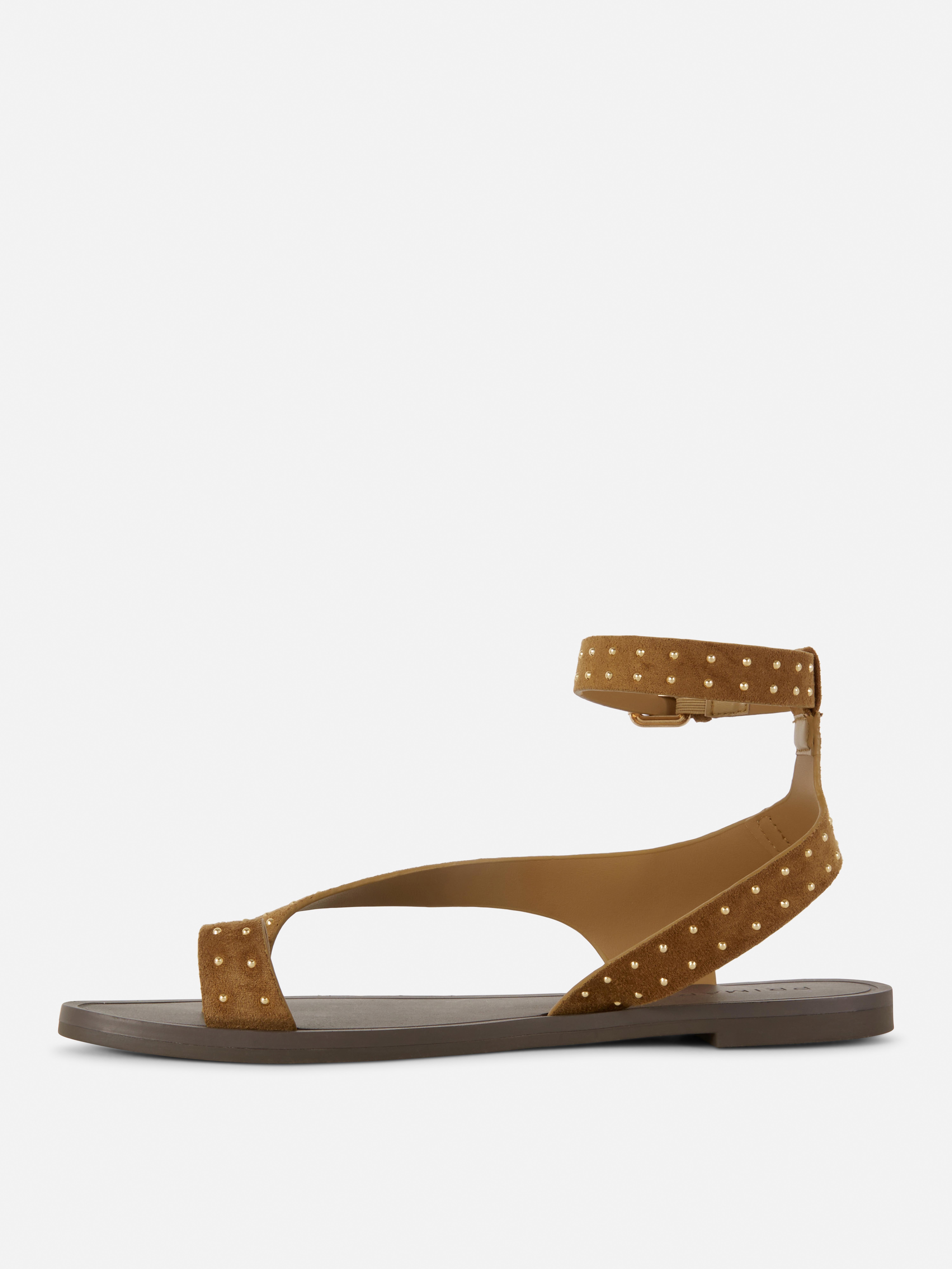 Sandalen met studs en teenlus Rita Ora