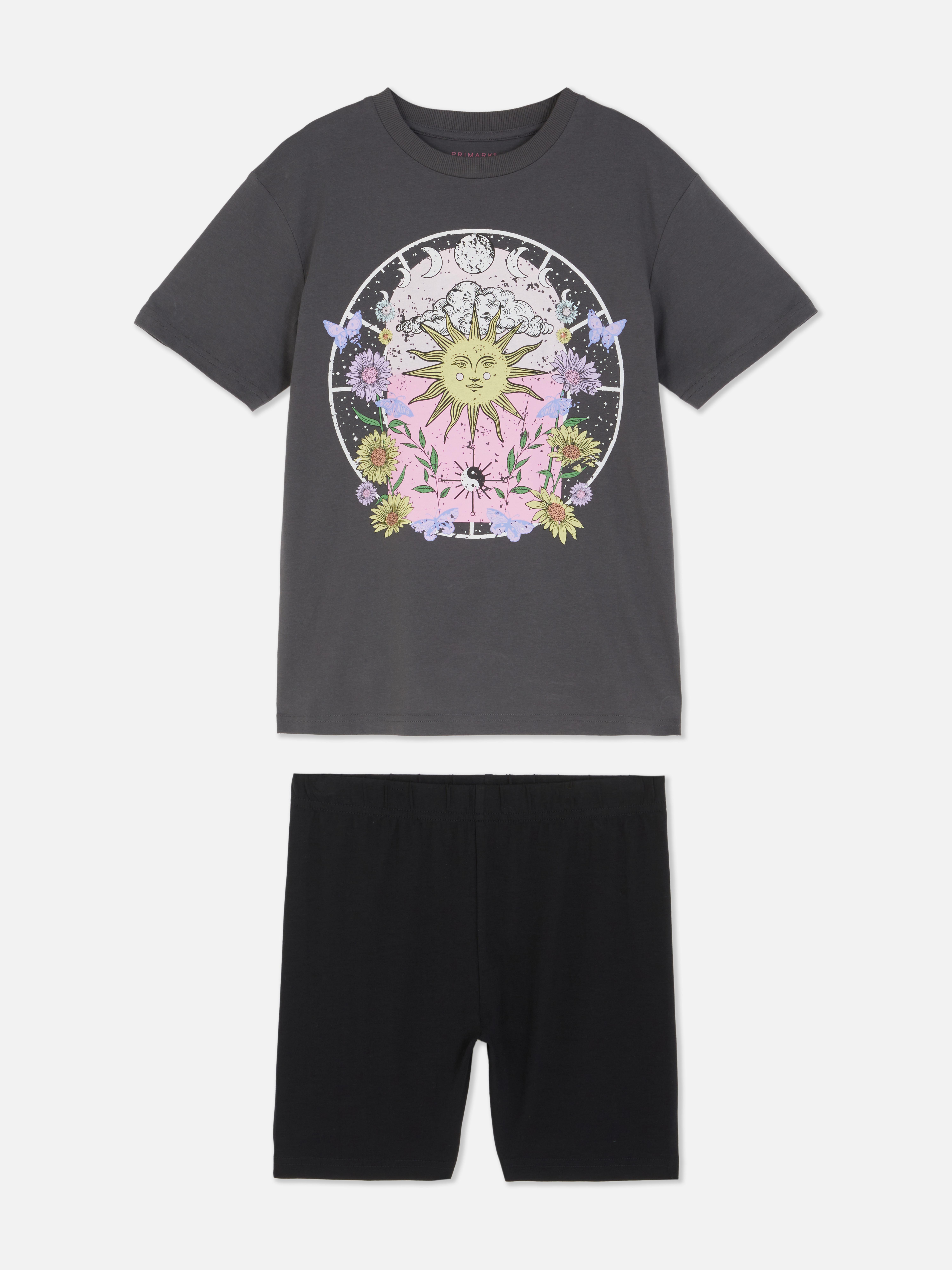 7-15yrs | Oversized T-Shirt and Shorts Set