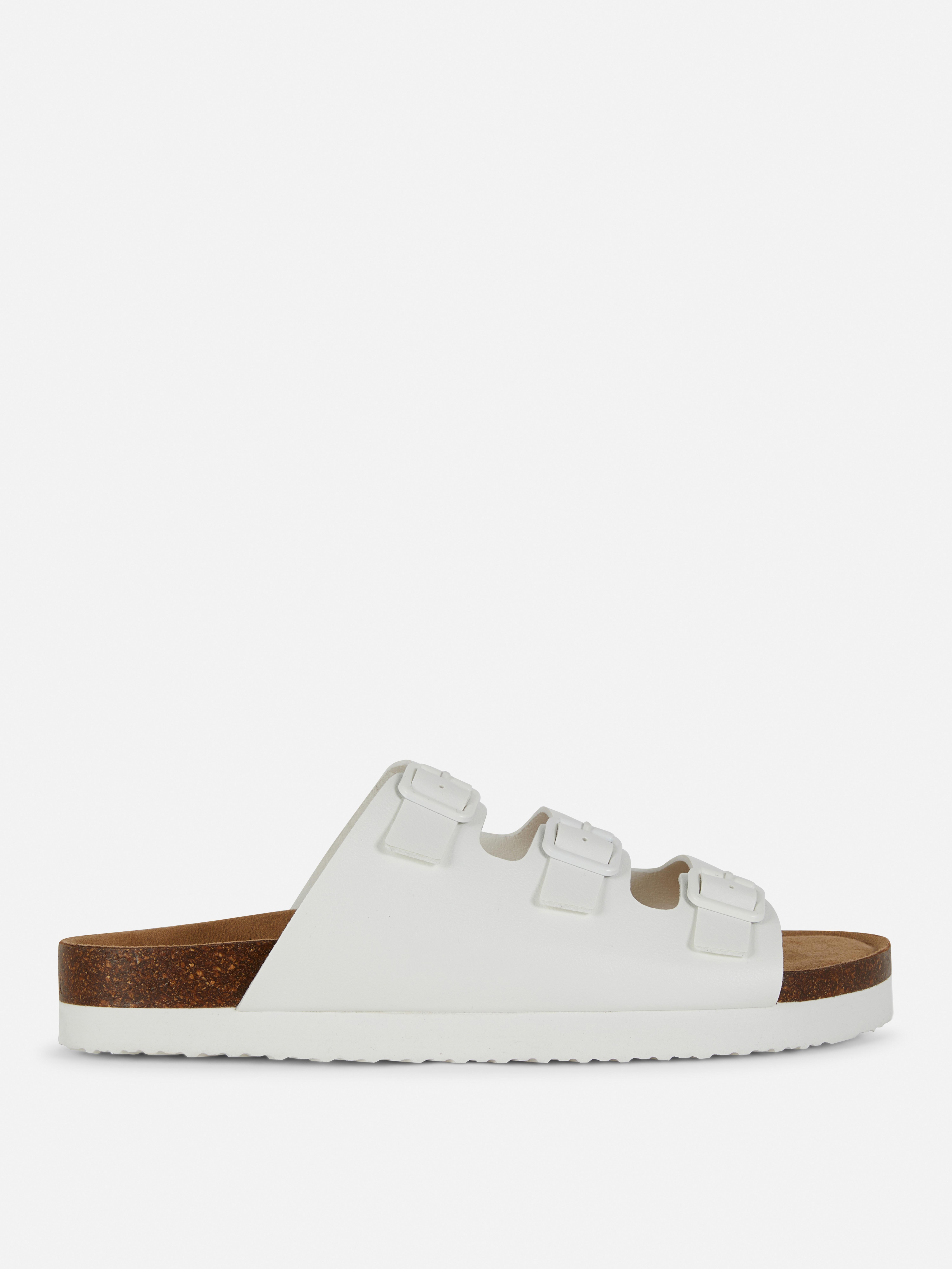 Sandalias anatómicas con 3 hebillas