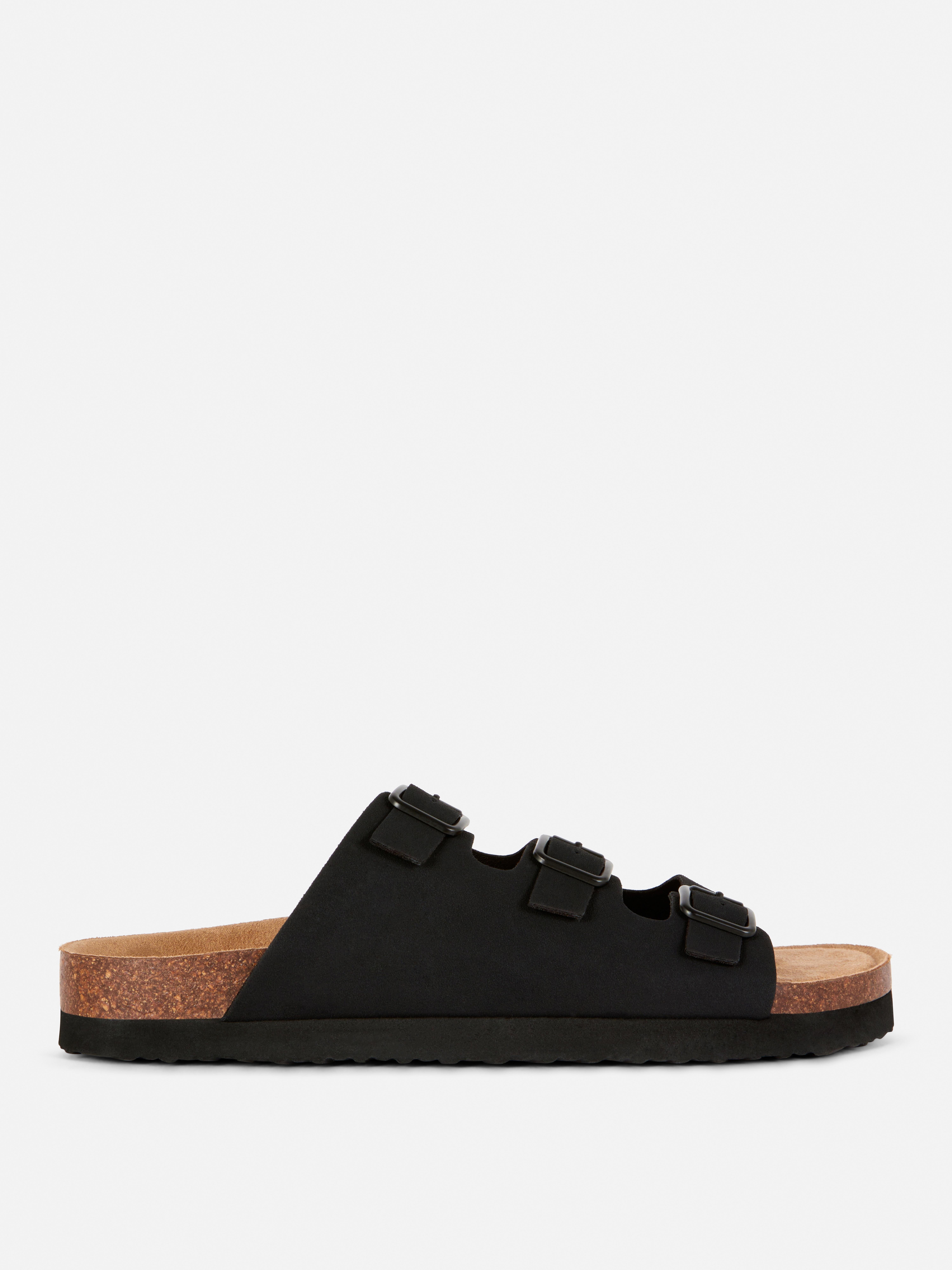 Sandalias anatómicas con 3 hebillas