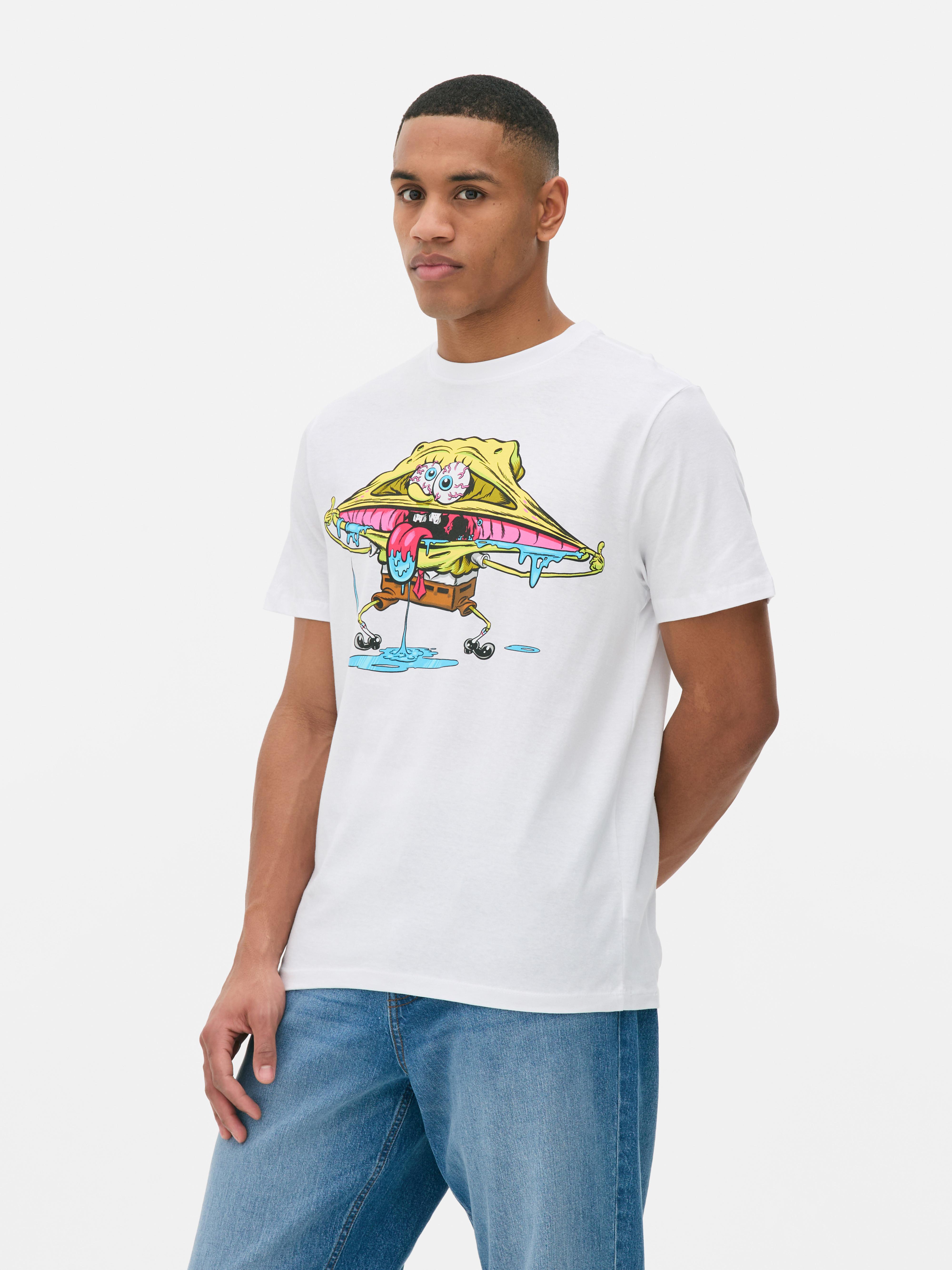 Camiseta De Bob Esponja Para Hombre - Estampado Nickelodeon Oficial