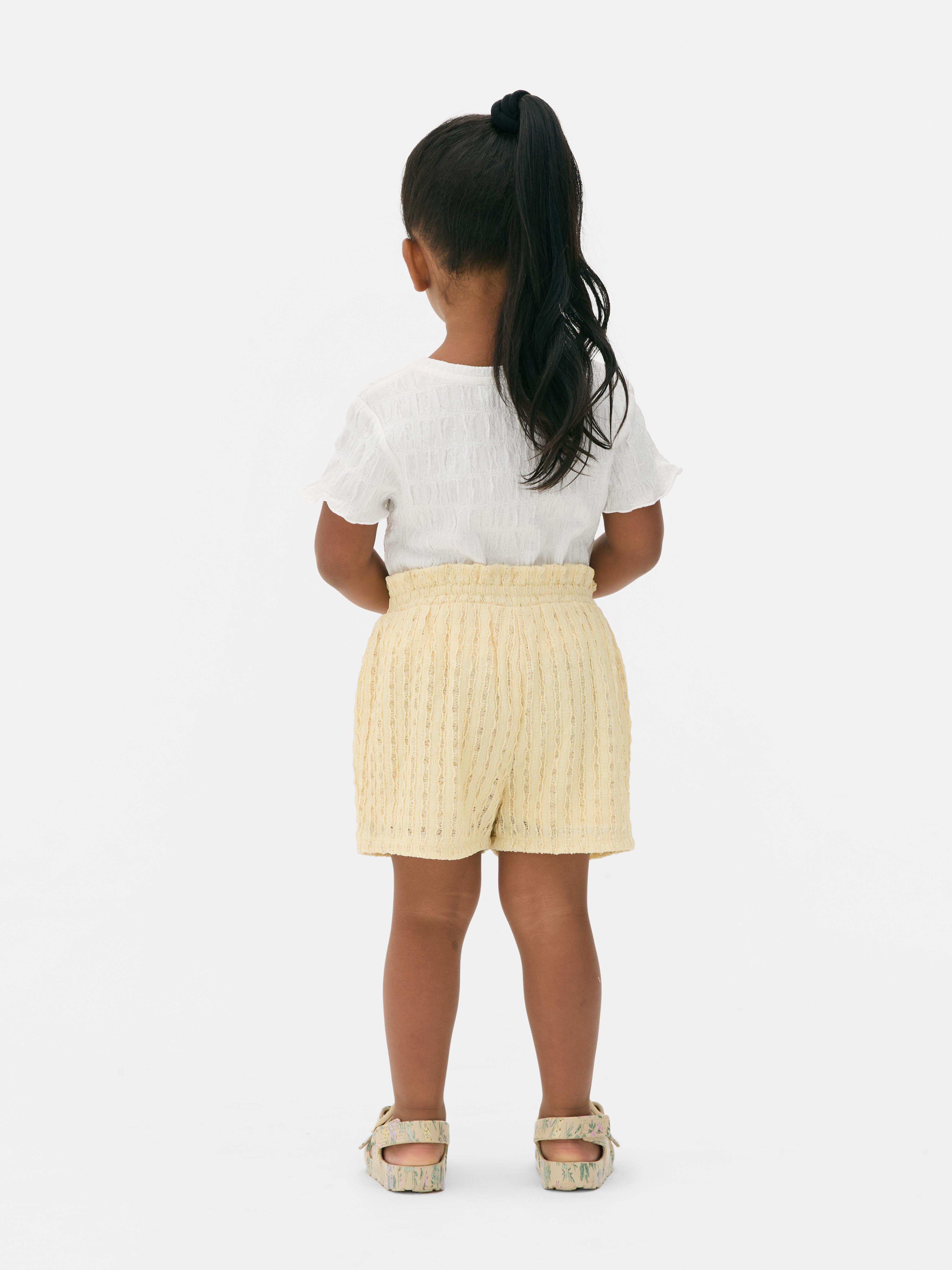 1,5–8 ans | T-shirt texturé à finitions ondulées