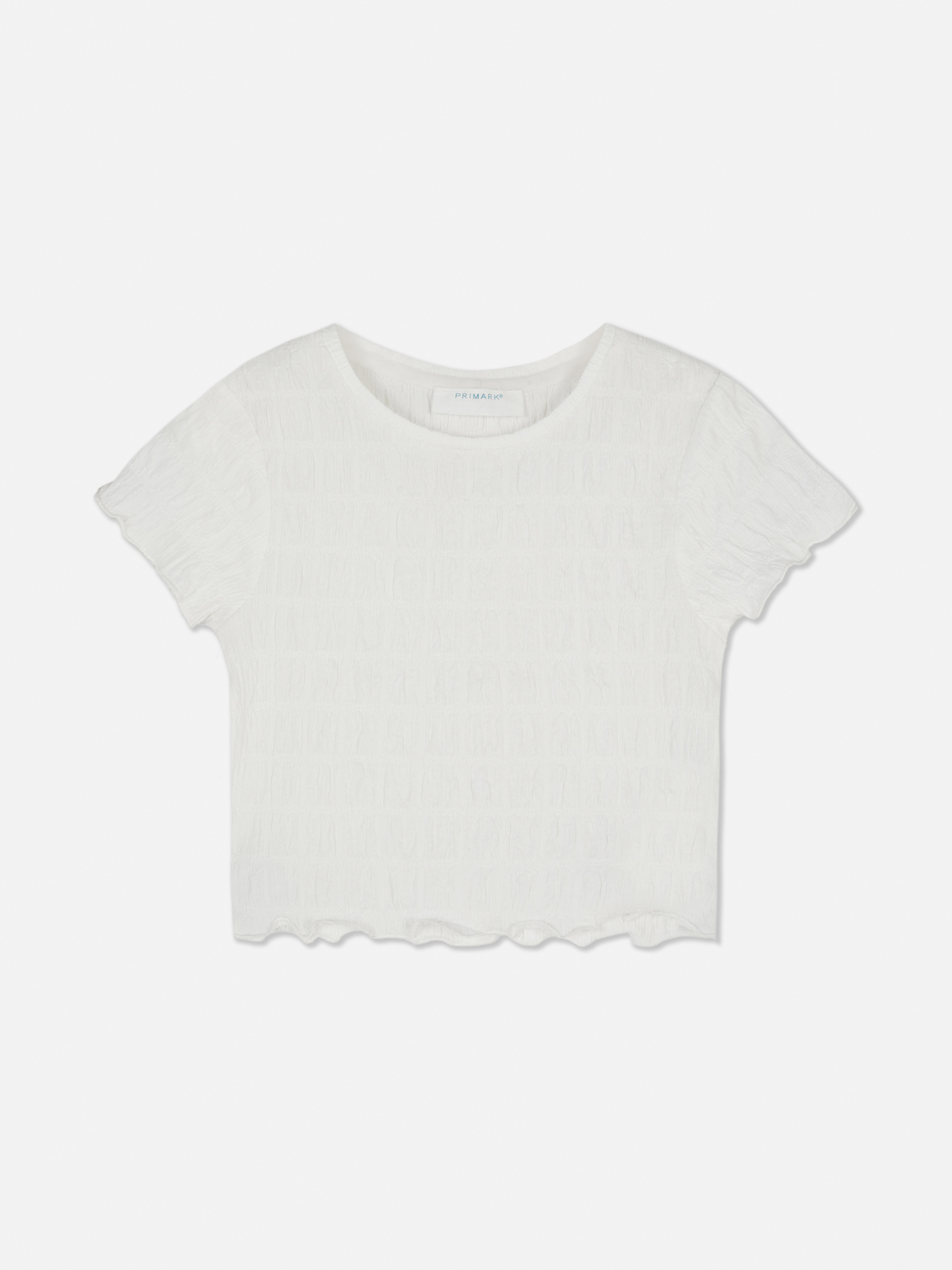 1,5–8 ans | T-shirt texturé à finitions ondulées