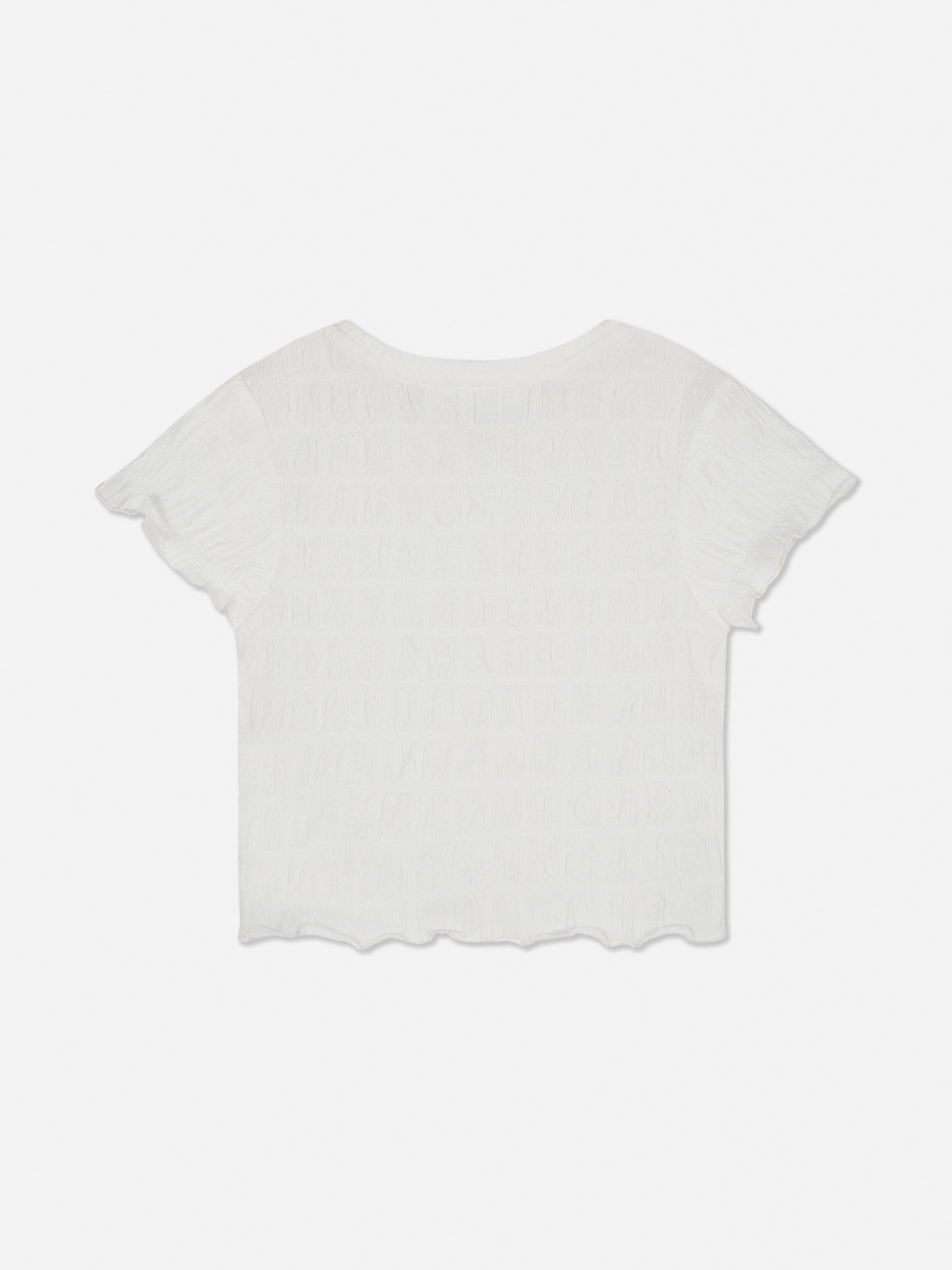 1,5–8 ans | T-shirt texturé à finitions ondulées