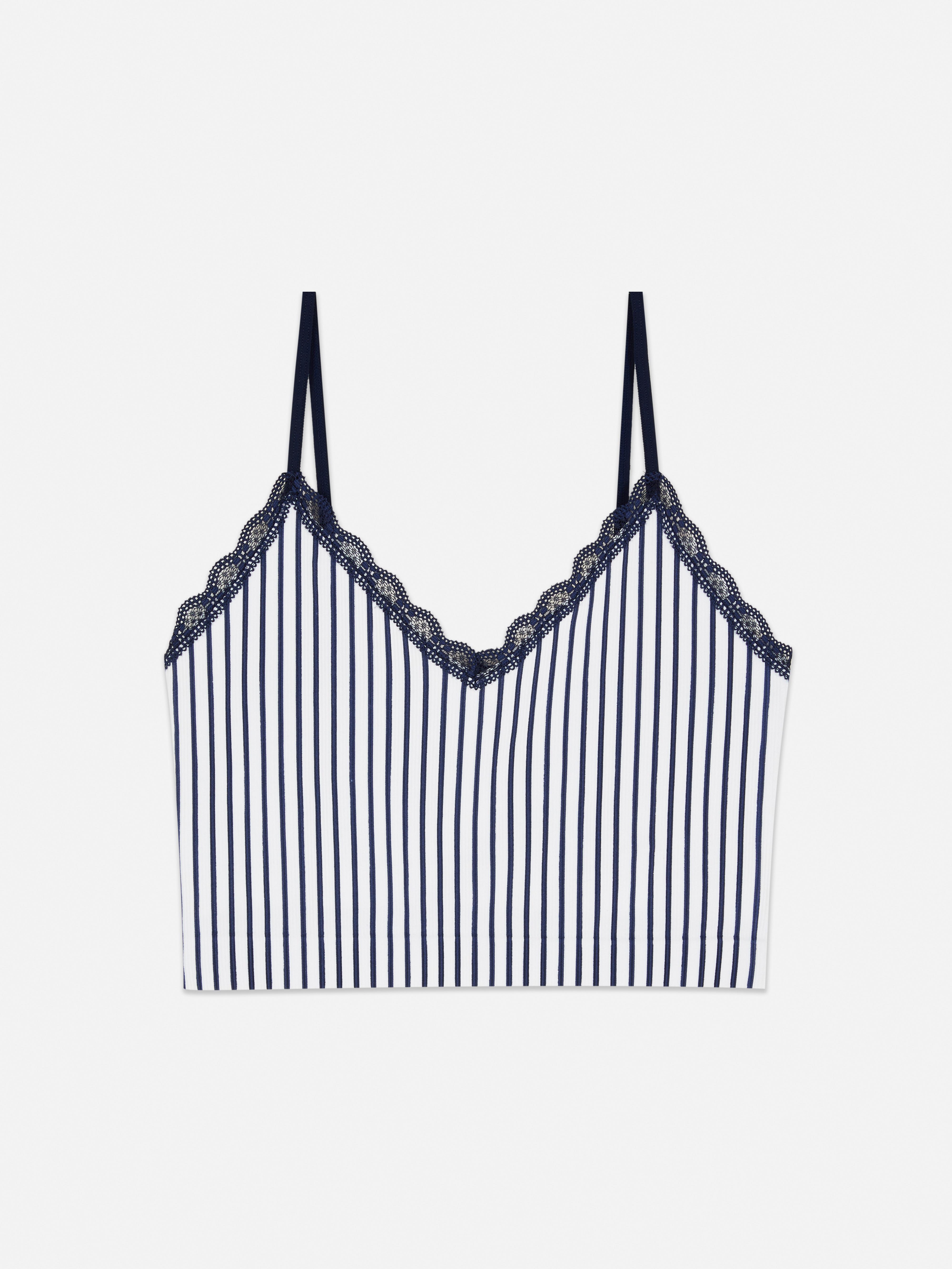 Cute Sports Cropped Stripes Tank Top Cute Sports Cropped Stripes Tank Top
