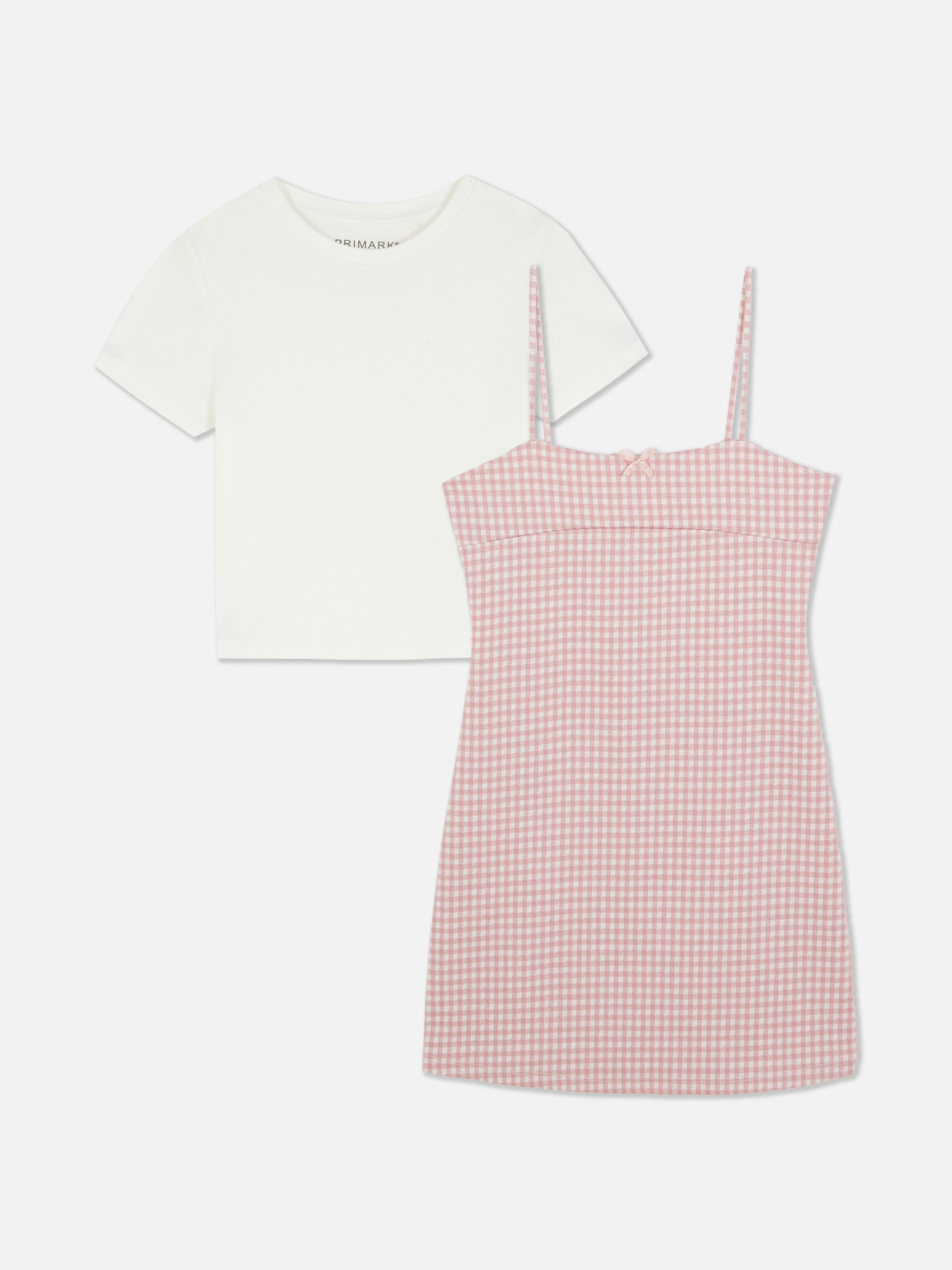 2-in-1-Karokleid und T-Shirt