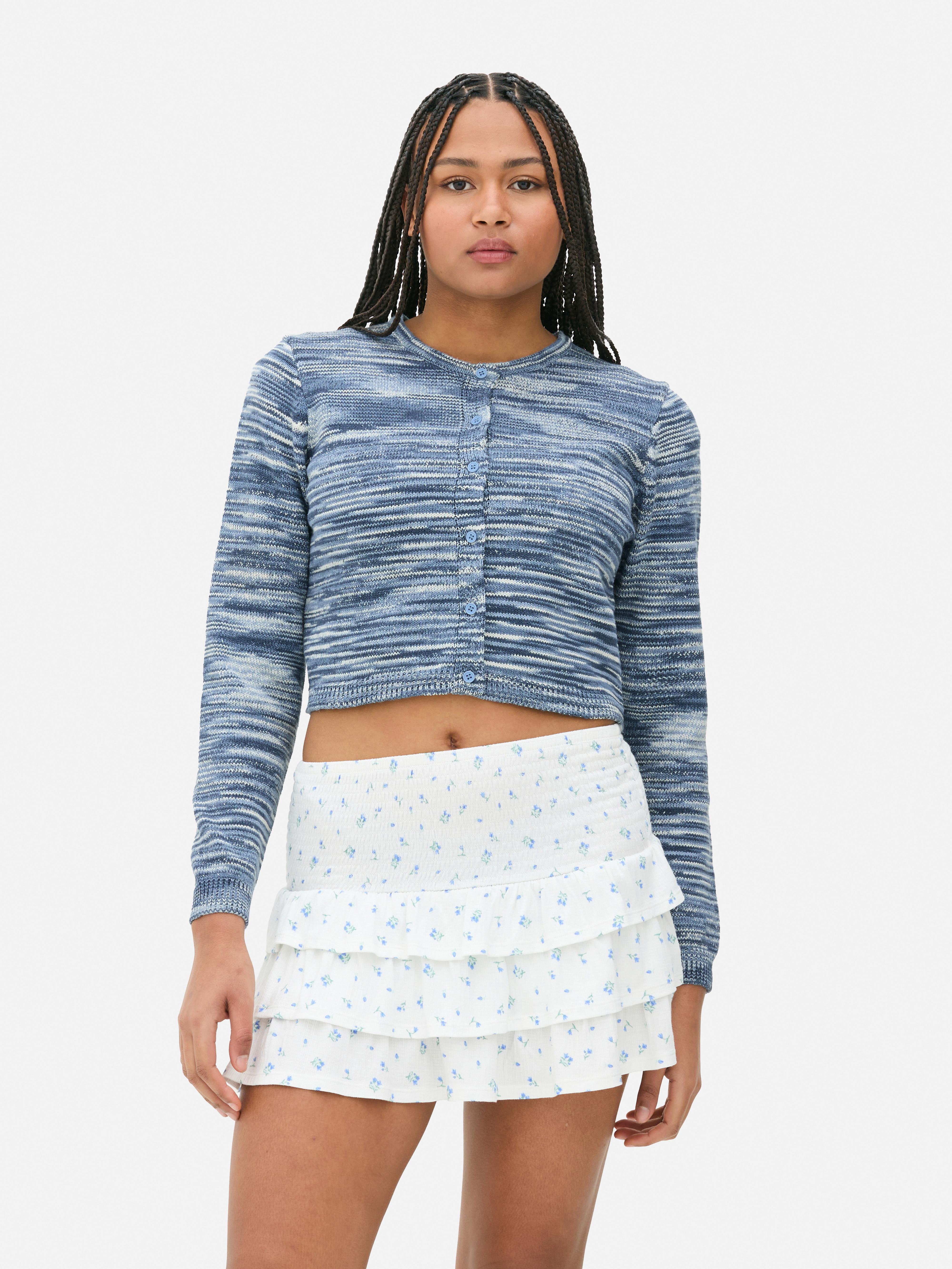 Knitted Cropped Cardigan
