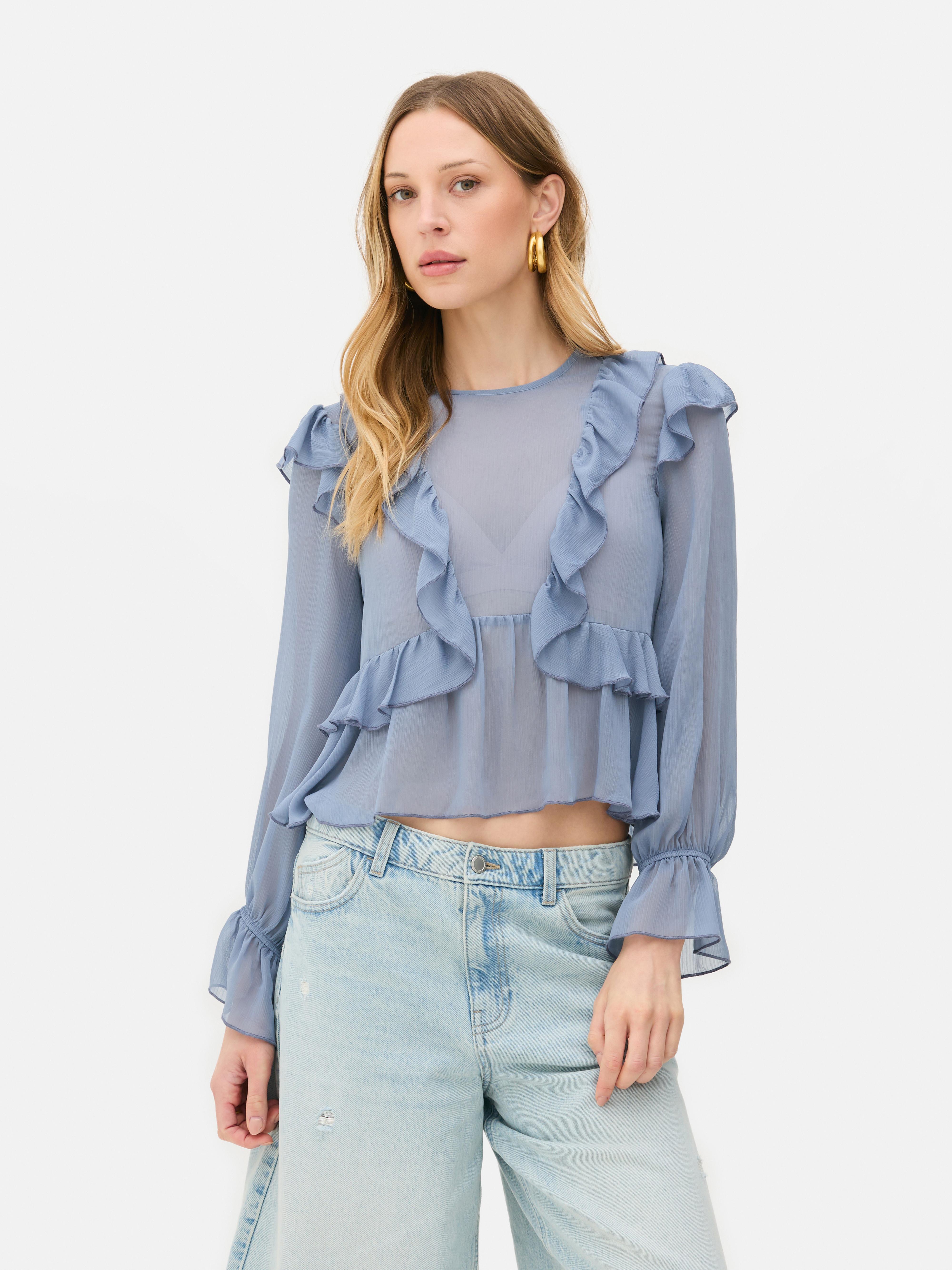 Bluza iz šifona Rita Ora