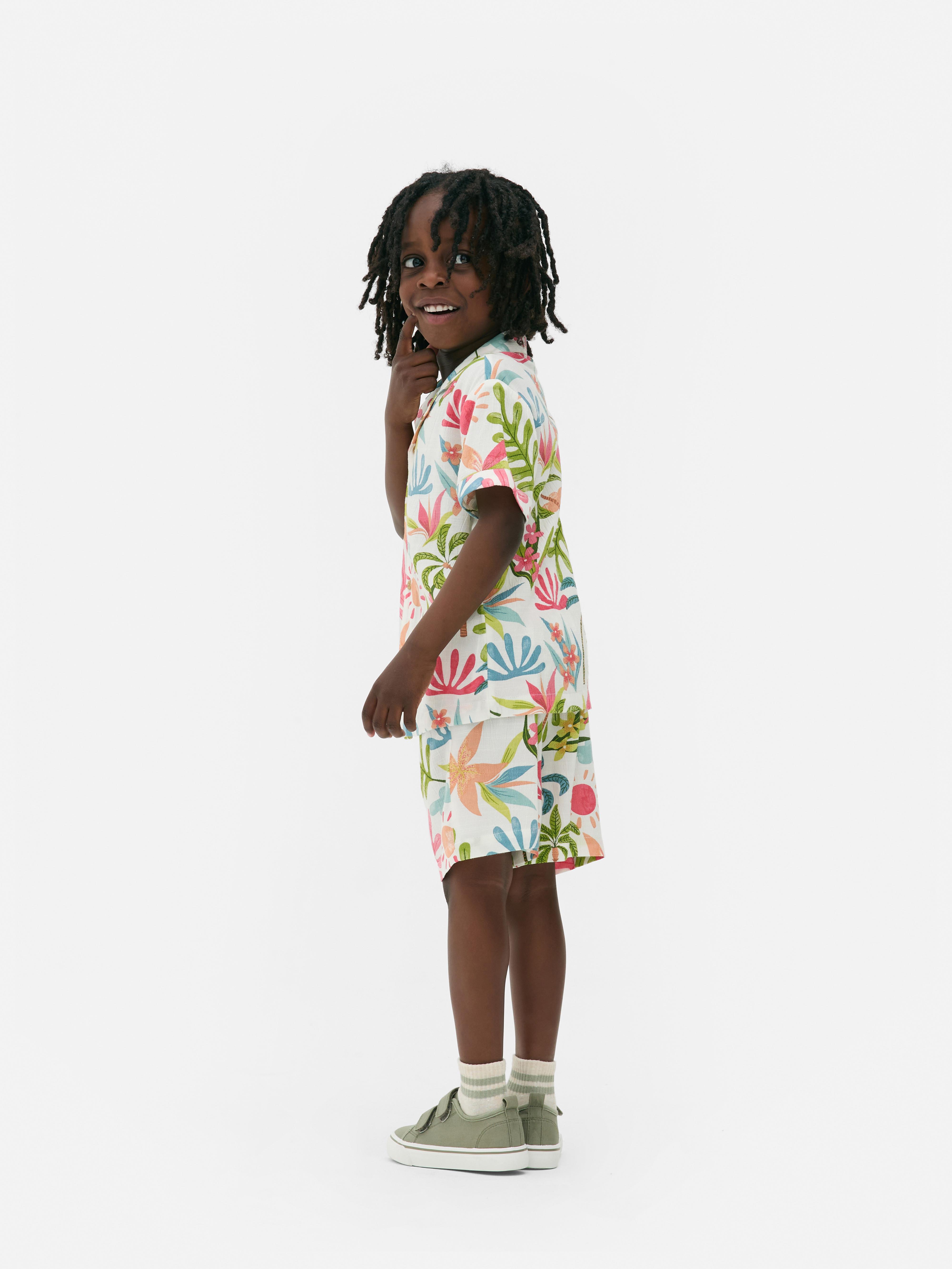 Stacey Solomon Floral Shirt and Shorts Set