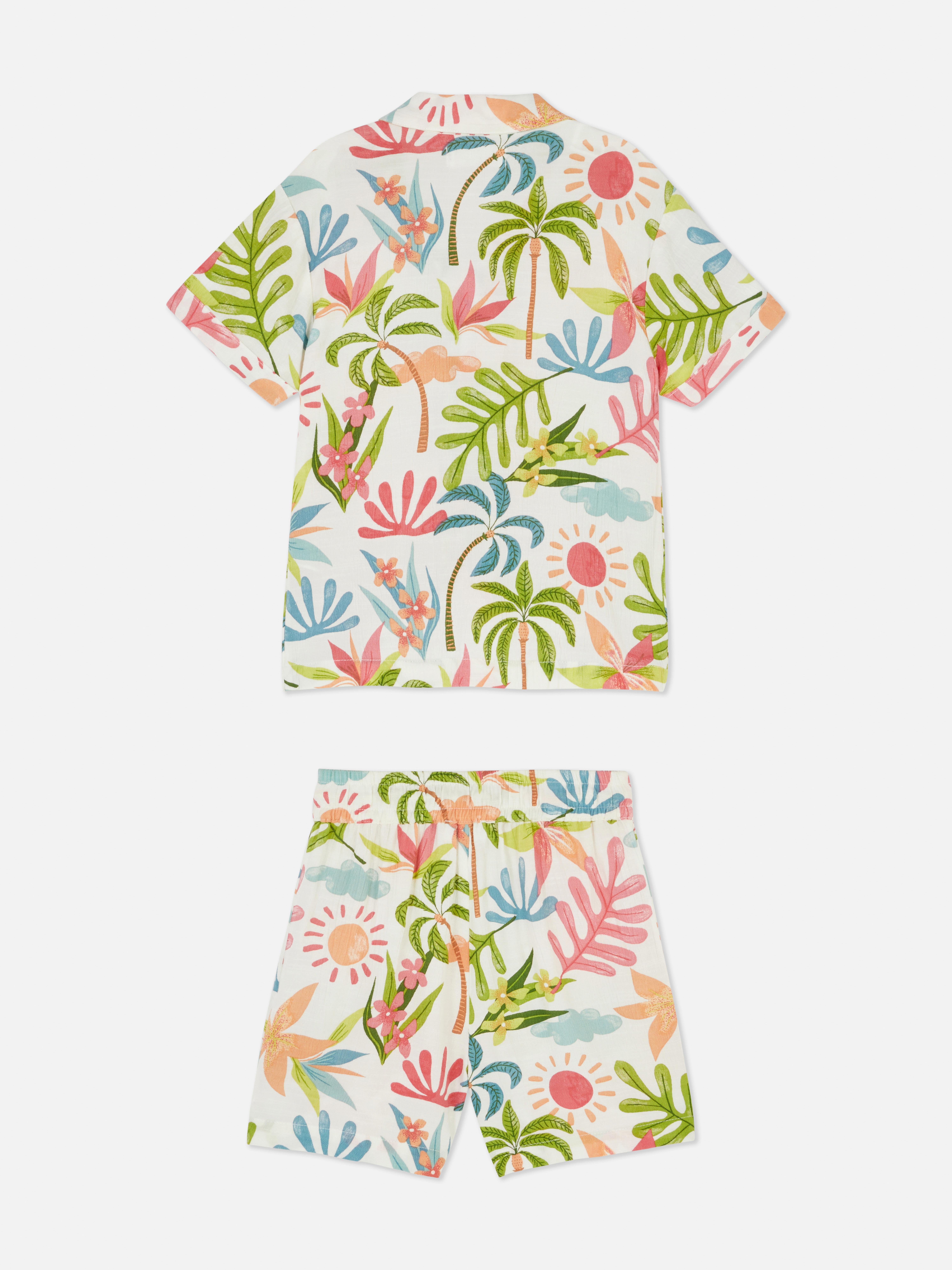 Stacey Solomon Floral Shirt and Shorts Set