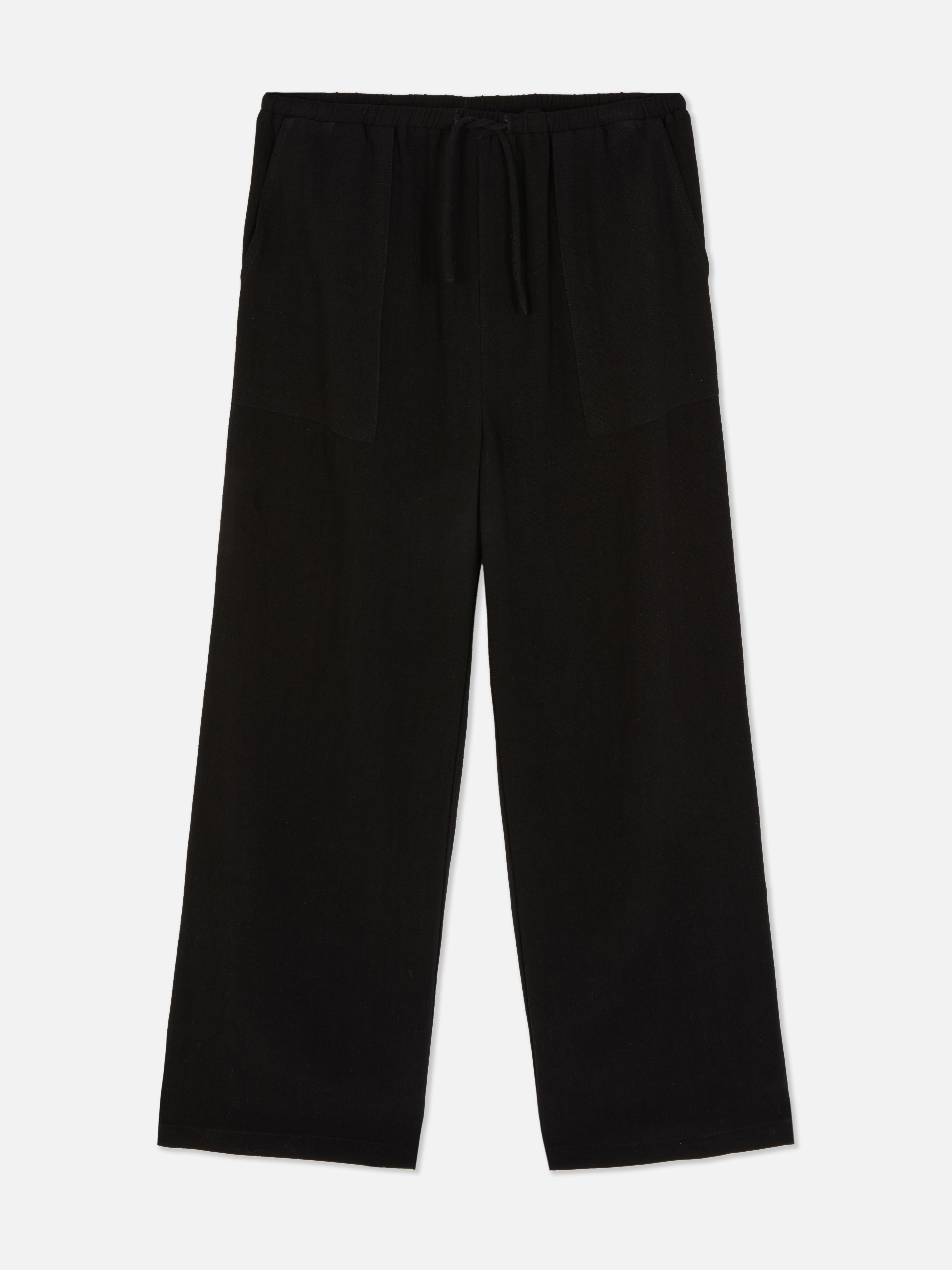 Rechte broek met trekkoord