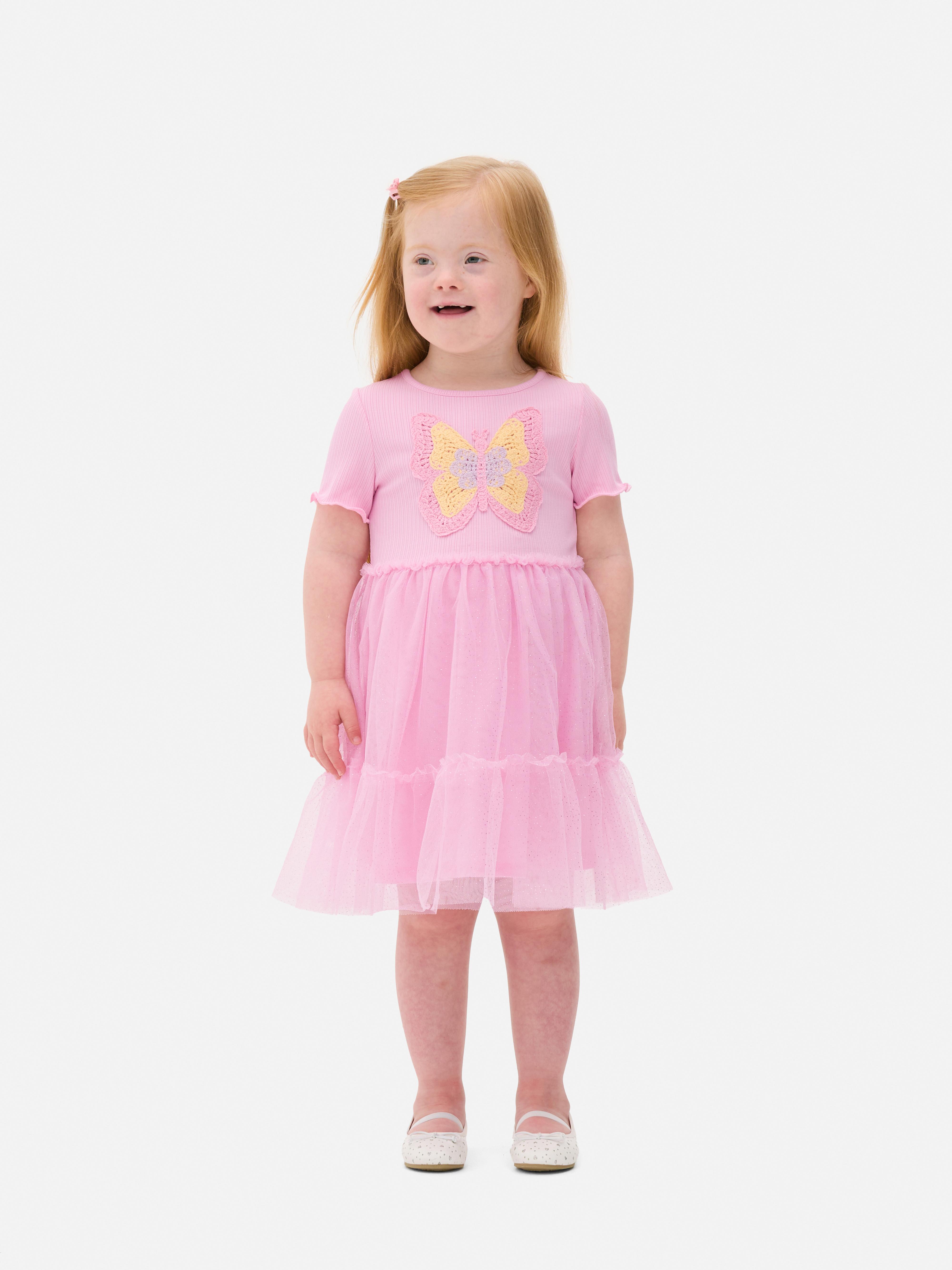 Butterfly Crochet Tutu Dress