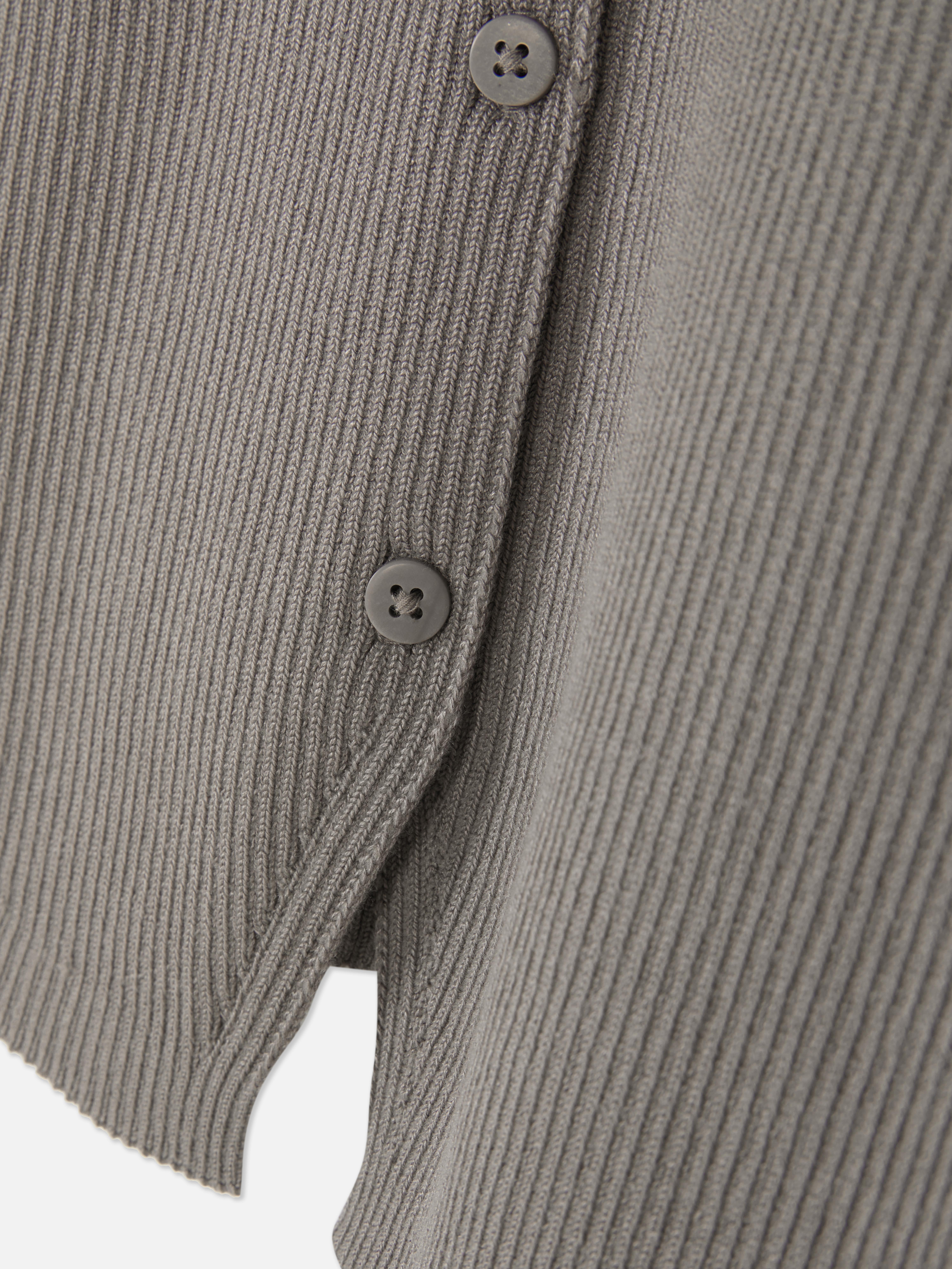 Knit Button Waistcoat