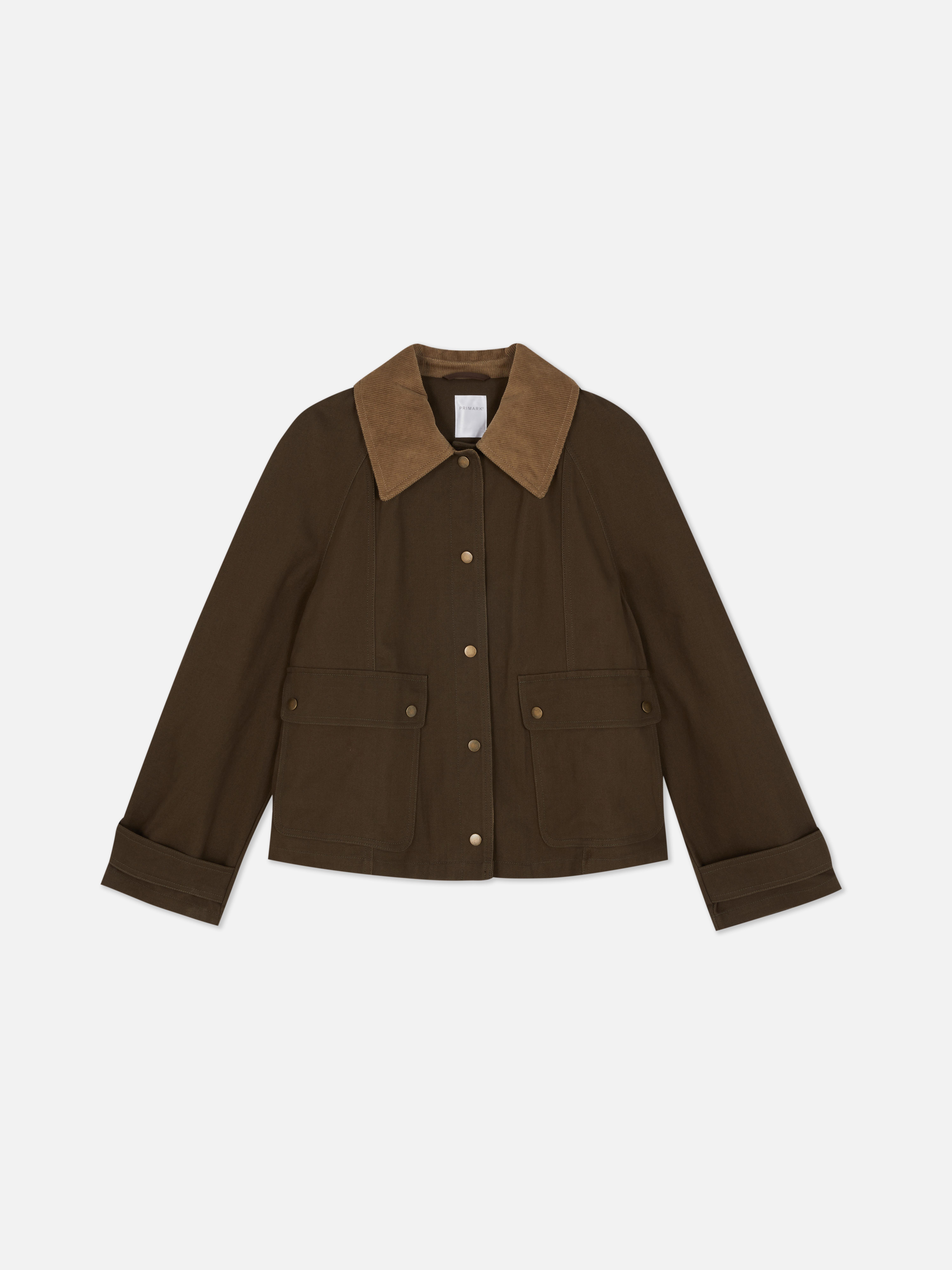 Barn-Jacke mit Trapezschnitt