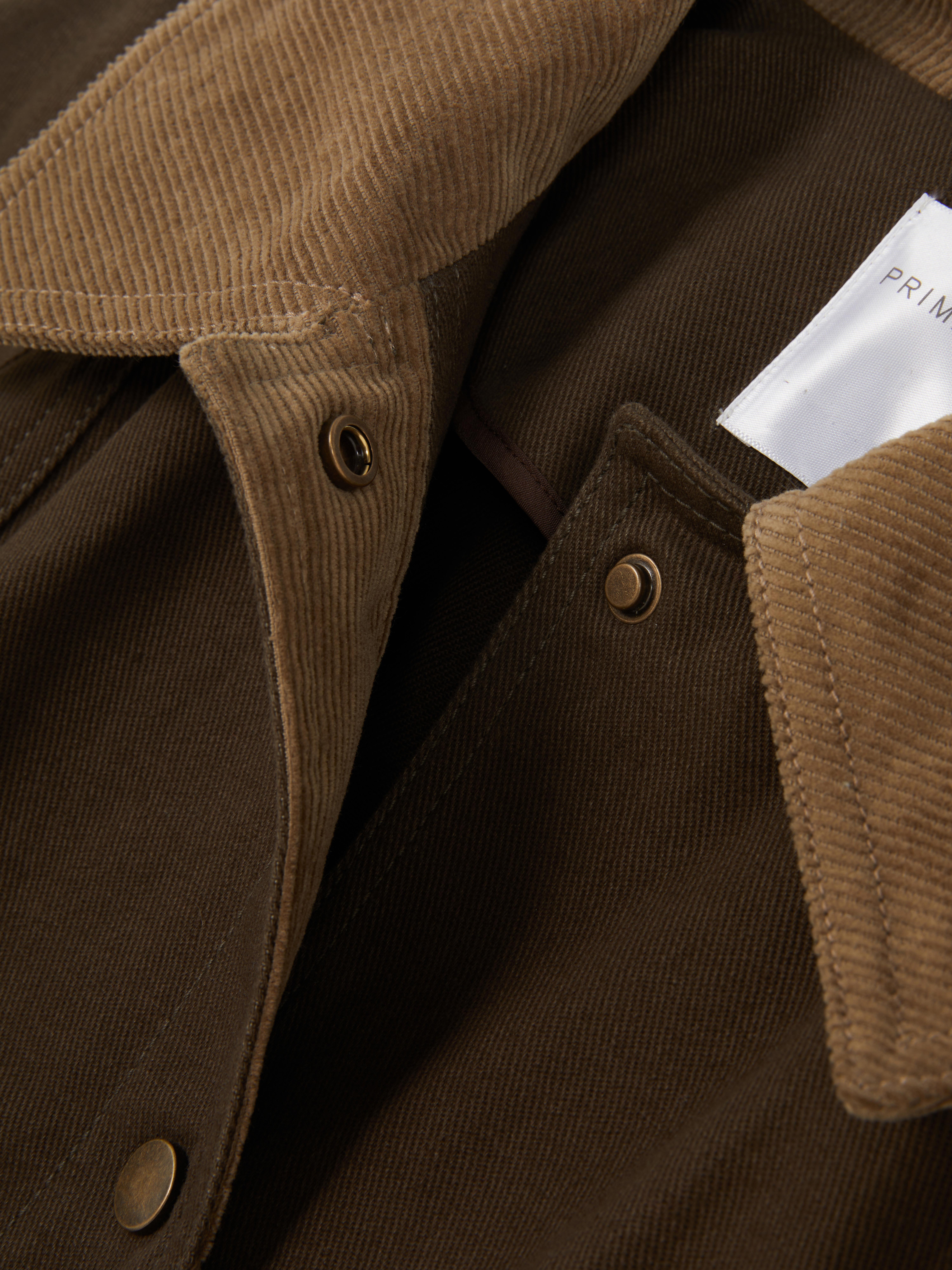 Barn-Jacke mit Trapezschnitt