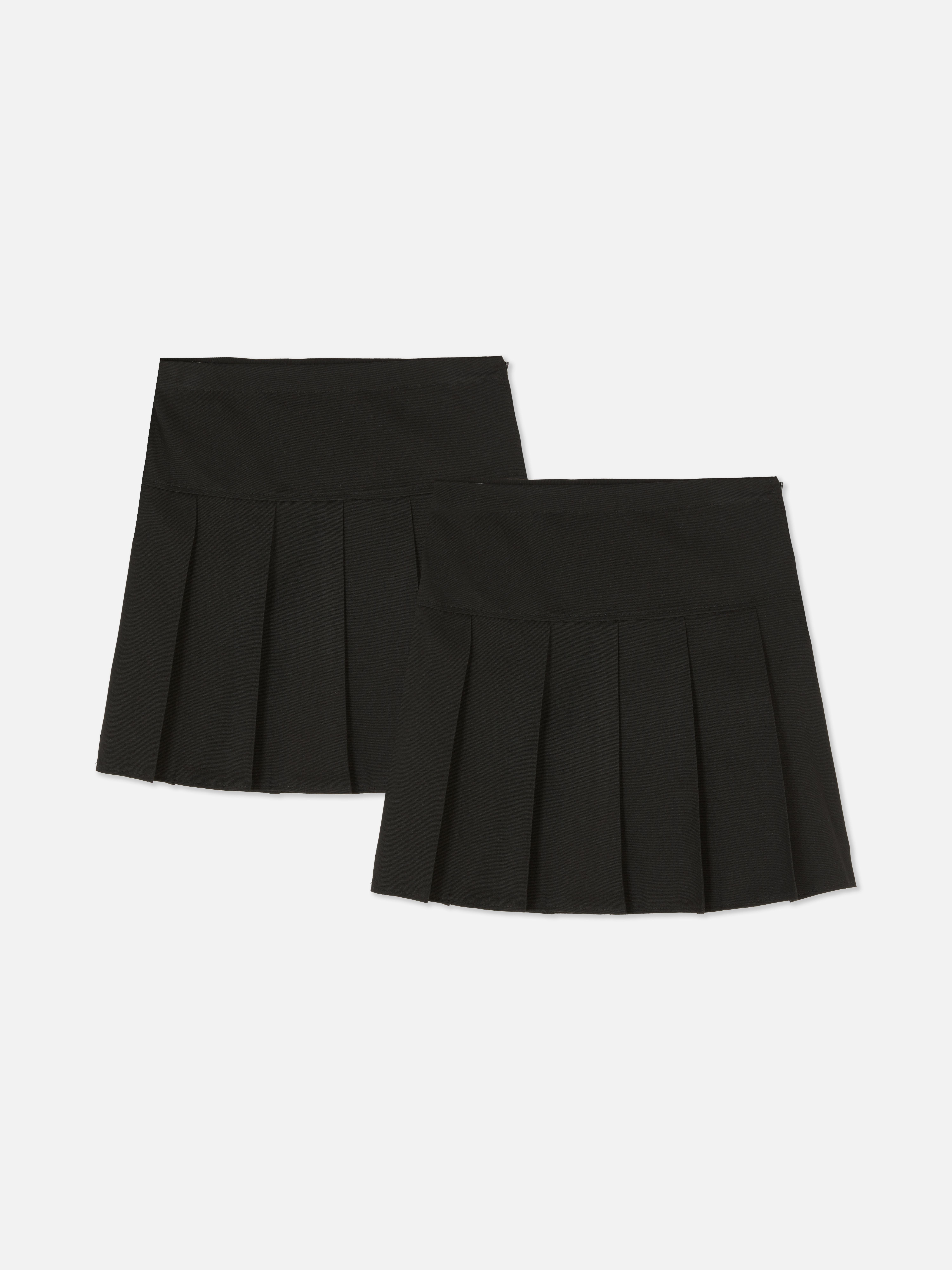 7-15yrs | 2pk Pleated School Skirts