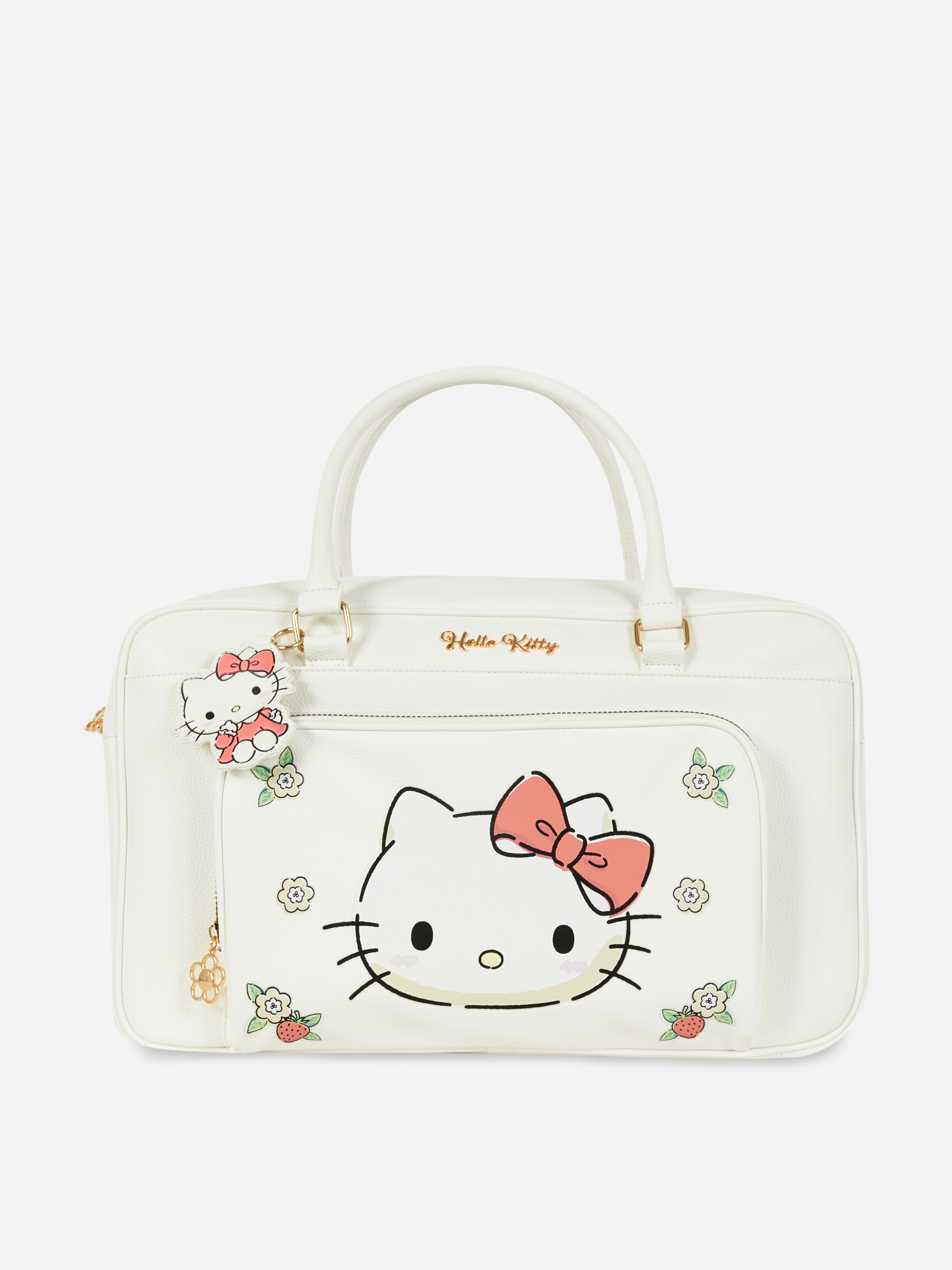Sac week-end en simili cuir Hello Kitty