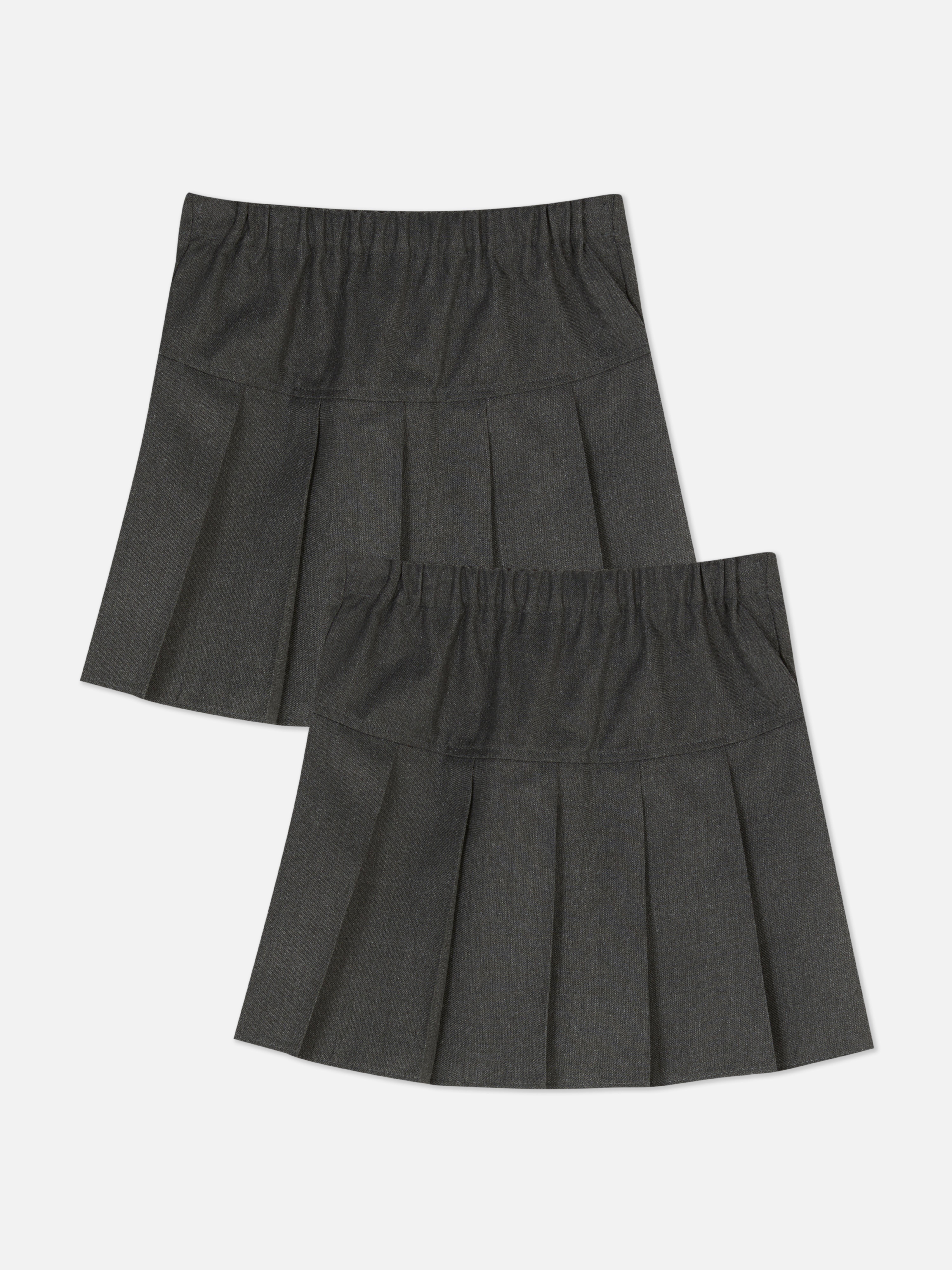 3-8yrs | 2pk Pleated School Skirts