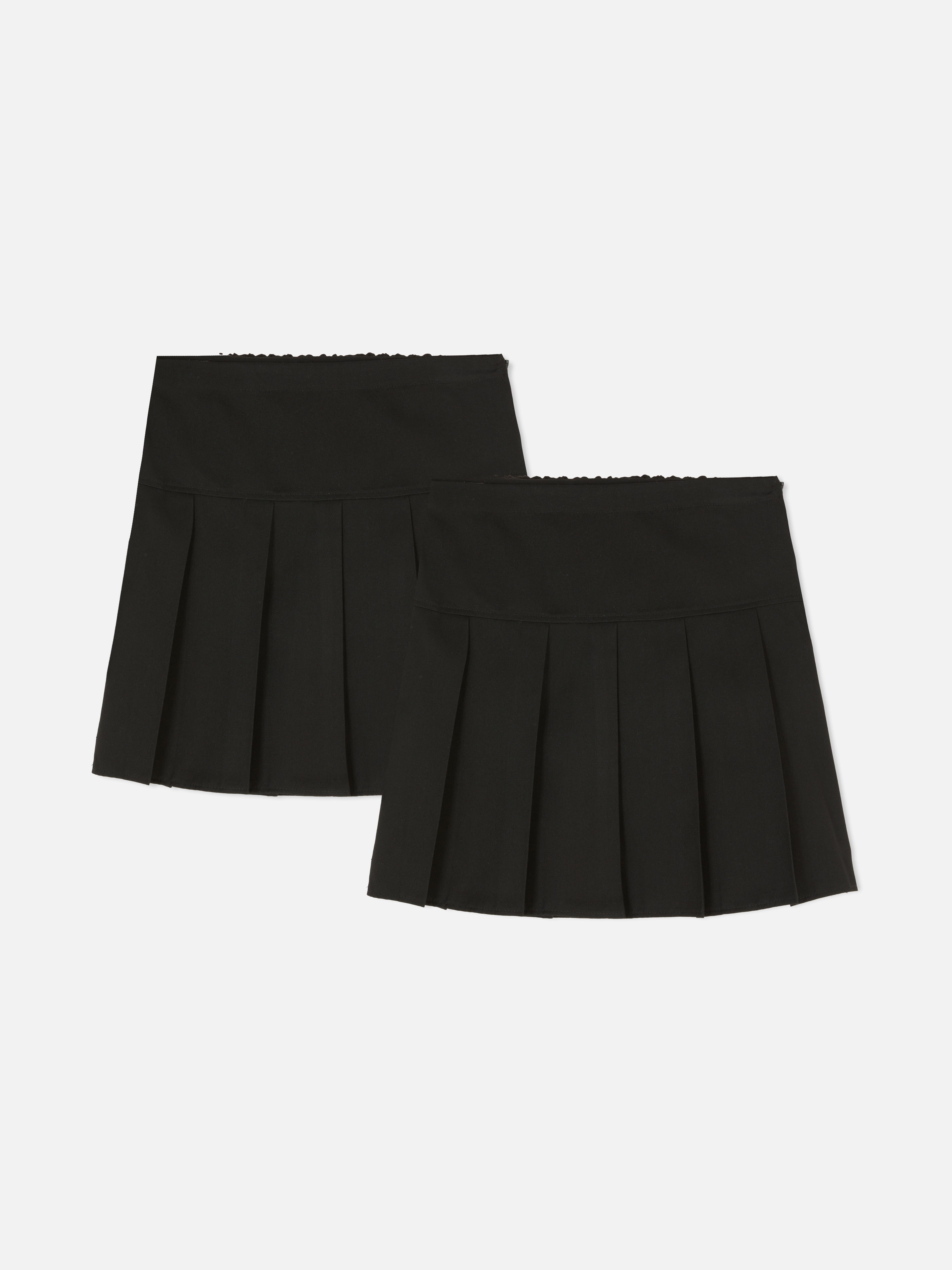3-8yrs | 2pk Pleated School Skirts