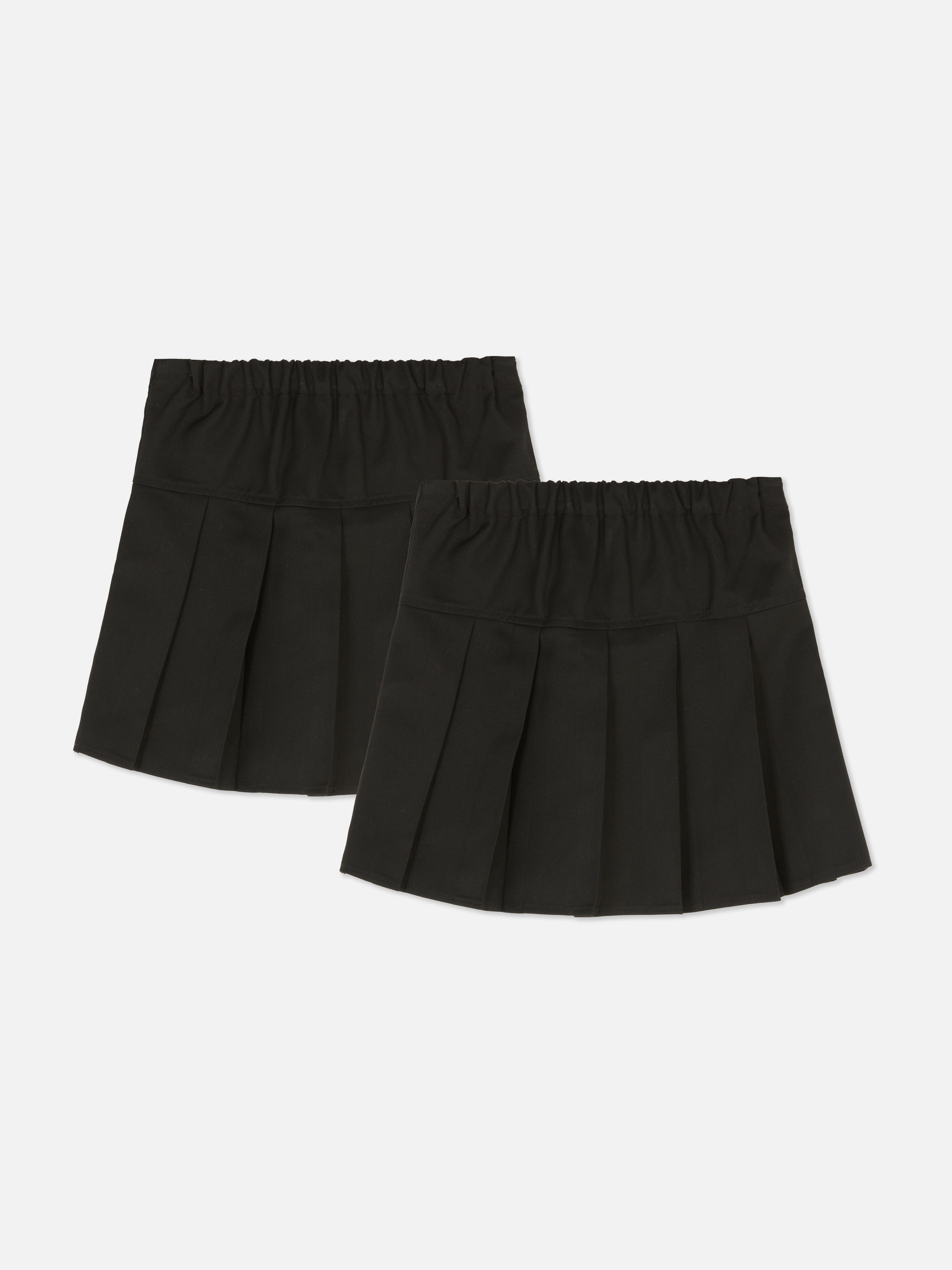 3-8yrs | 2pk Pleated School Skirts