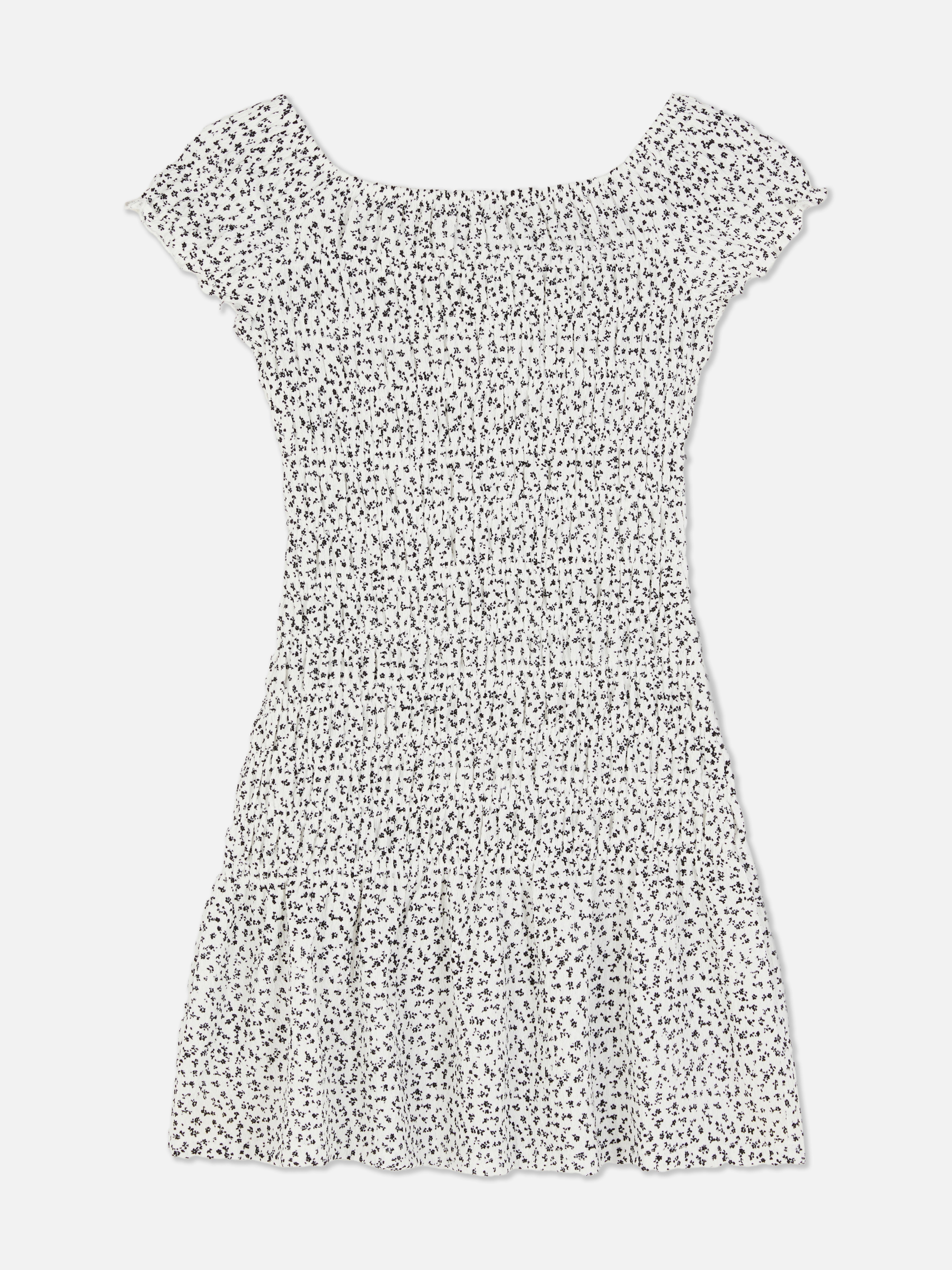 Minikleid mit Blümchenmuster