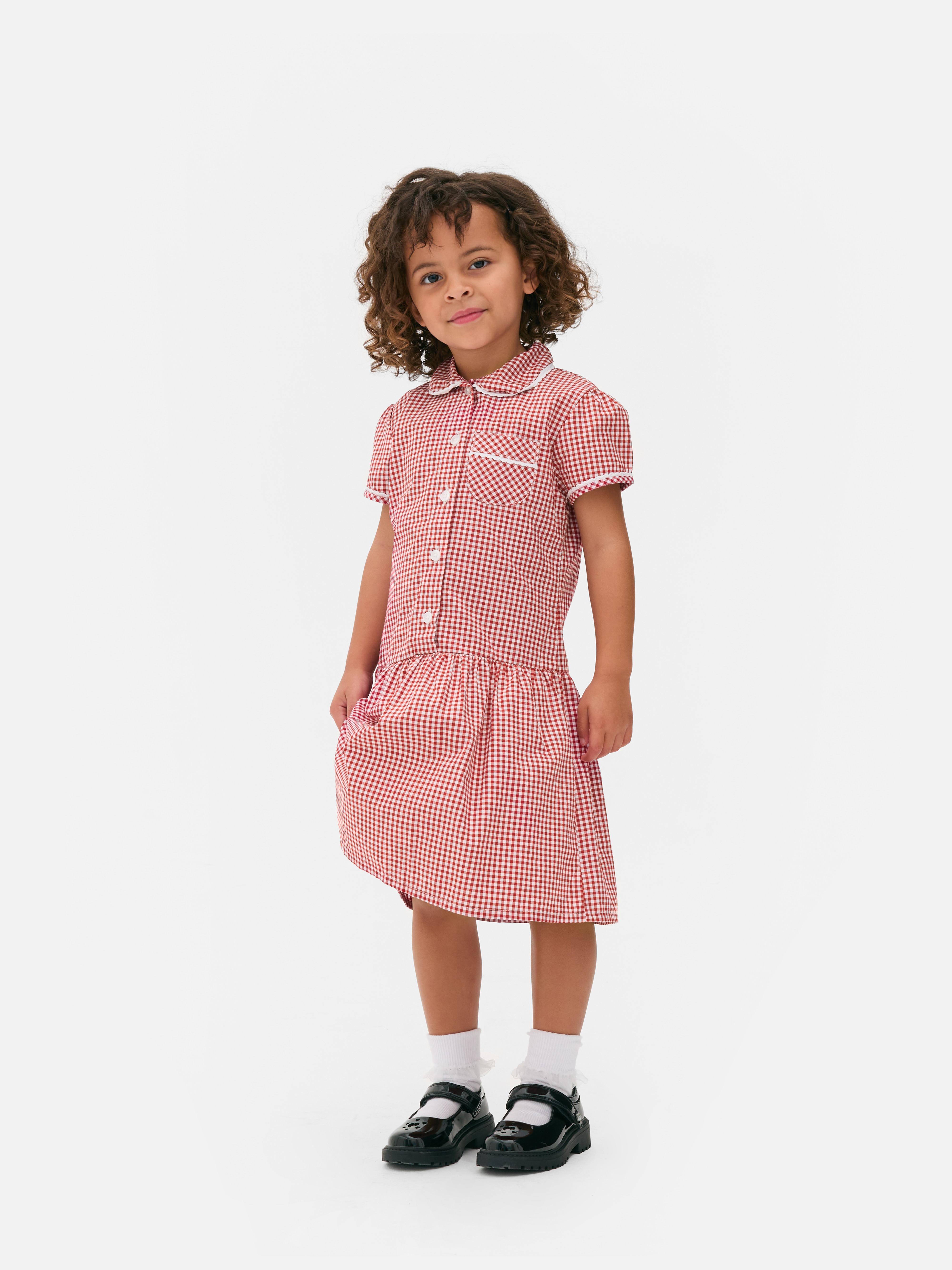 4-7yrs | Gingham Check School Dress